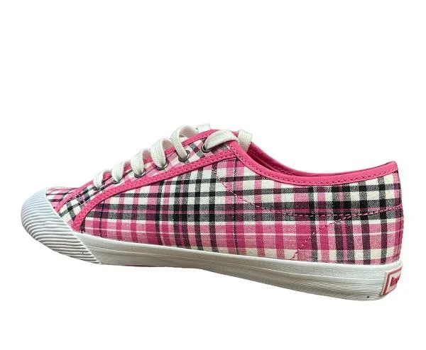 Le Coq Sportif scarpa sneakers da donna Deauville Summer 1311582 rosa logo - branded running gear Stabilizing Heel Cage