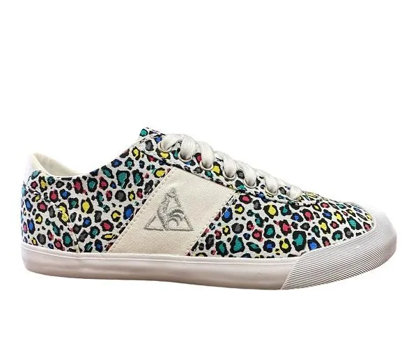 Le Coq Sportif scarpa sneakers da donna Lilas Leopard 1411137 bianco ultramarathon running shoes