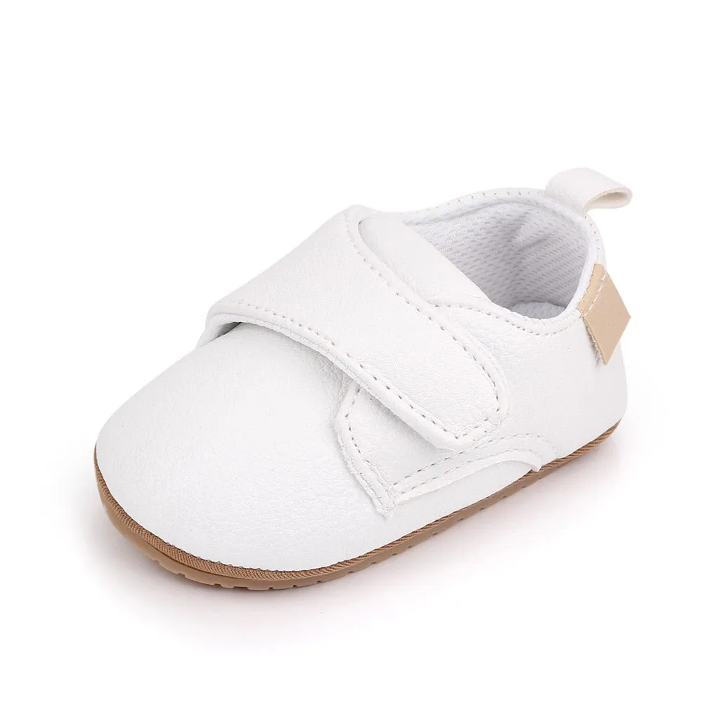 Leather One Strap Shoes