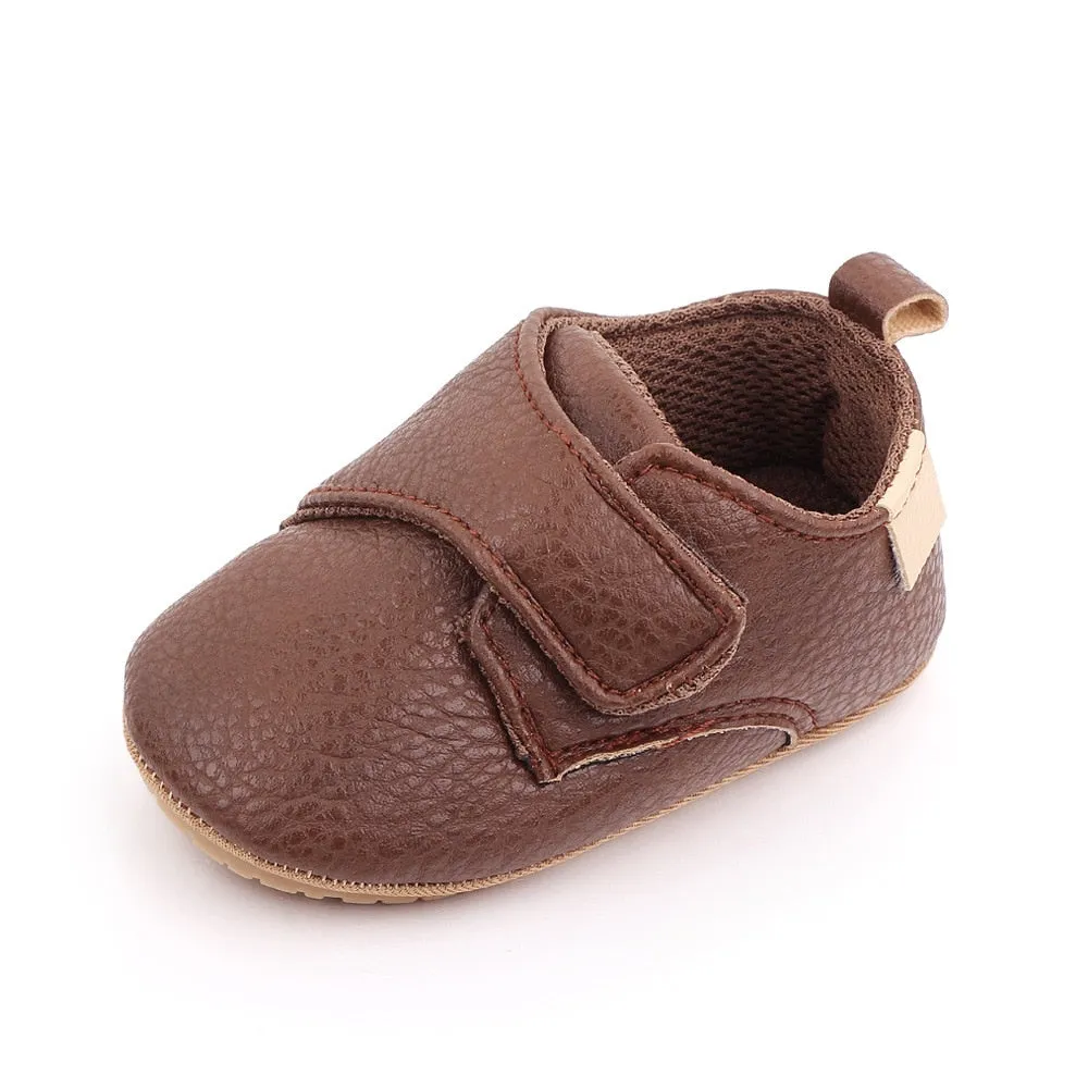 Leather One Strap Shoes