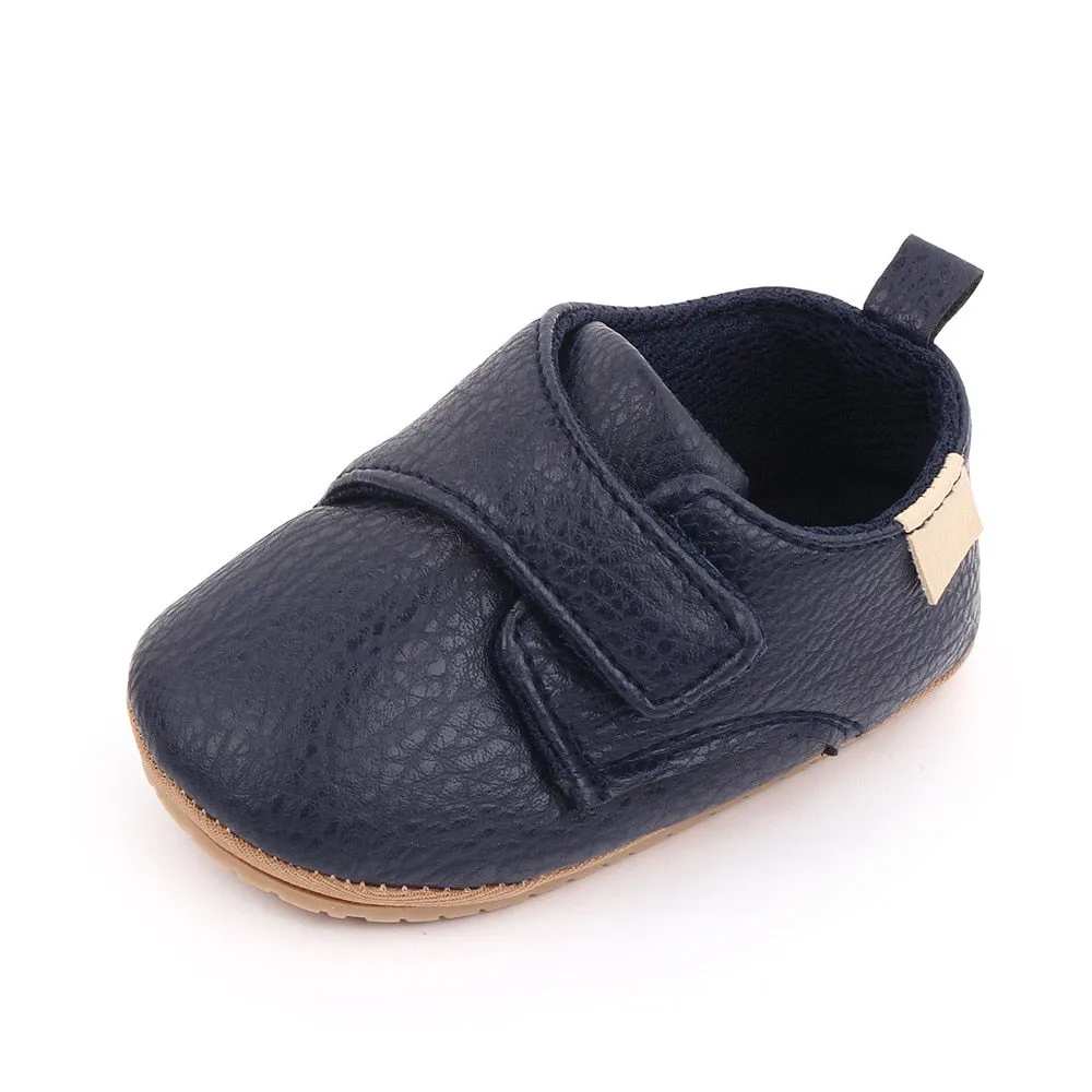 Leather One Strap Shoes