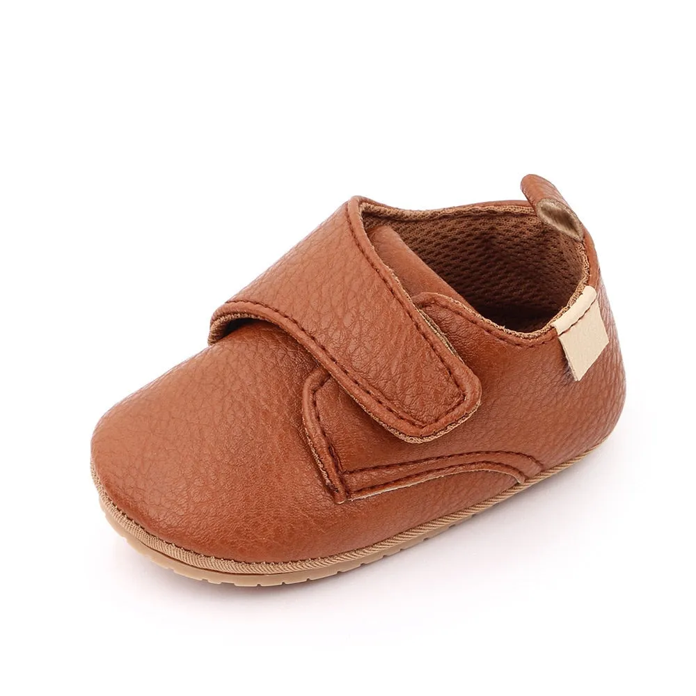 Leather One Strap Shoes