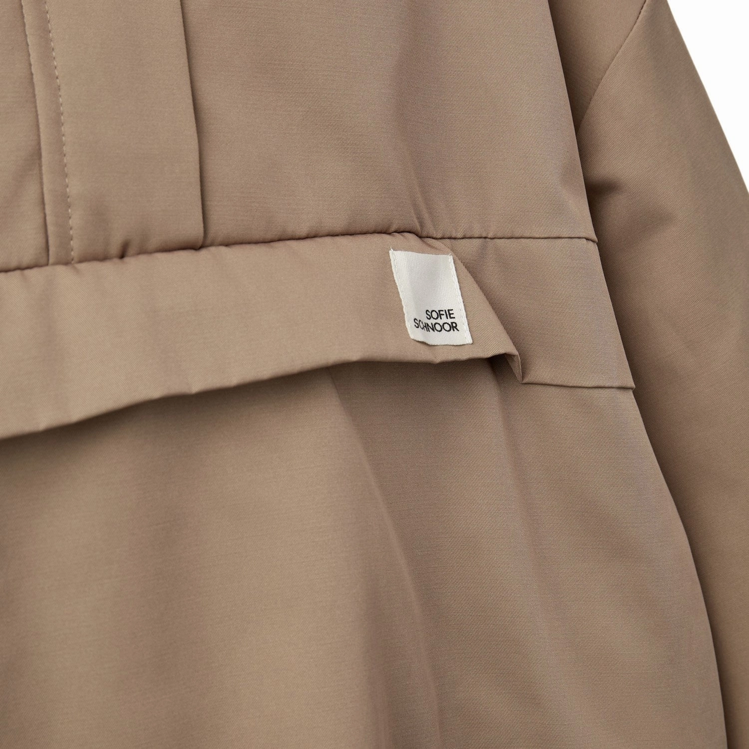 Sofie Schnoor Mocha Brown Jacket Heat Retention Layer Insulated Layer