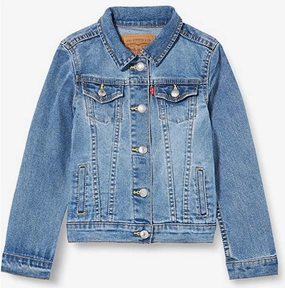 suitable for mountain hikes Winter Ready Levi's Kids Giacca in Jeans Barstow Western 3E4388-M0K blu medio