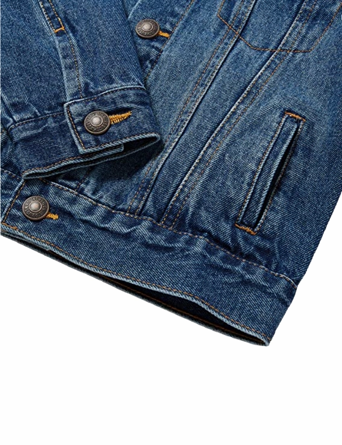Ring Weatherproof Shell Levi's Kids giubbino in Denim da bambino Trucker 8E2058-M8X bristol blu medio