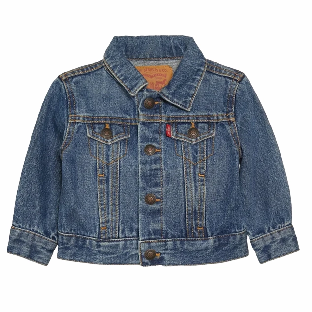 Levi's Kids giubbino in Denim da bambino Trucker 8E2058-M8X bristol blu medio platform