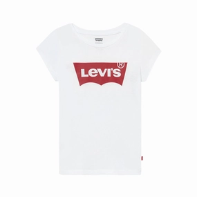 Levi's Kids maglietta manica corta da bambino con logo Batwing 8E8157-001 bianco Formal Elegance