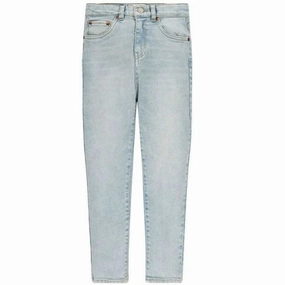Riveted Stress Points Levi's Kids Pantalone Jeans Mini Mom 3EG377-L68 4EG377-L6Q blu chiaro
