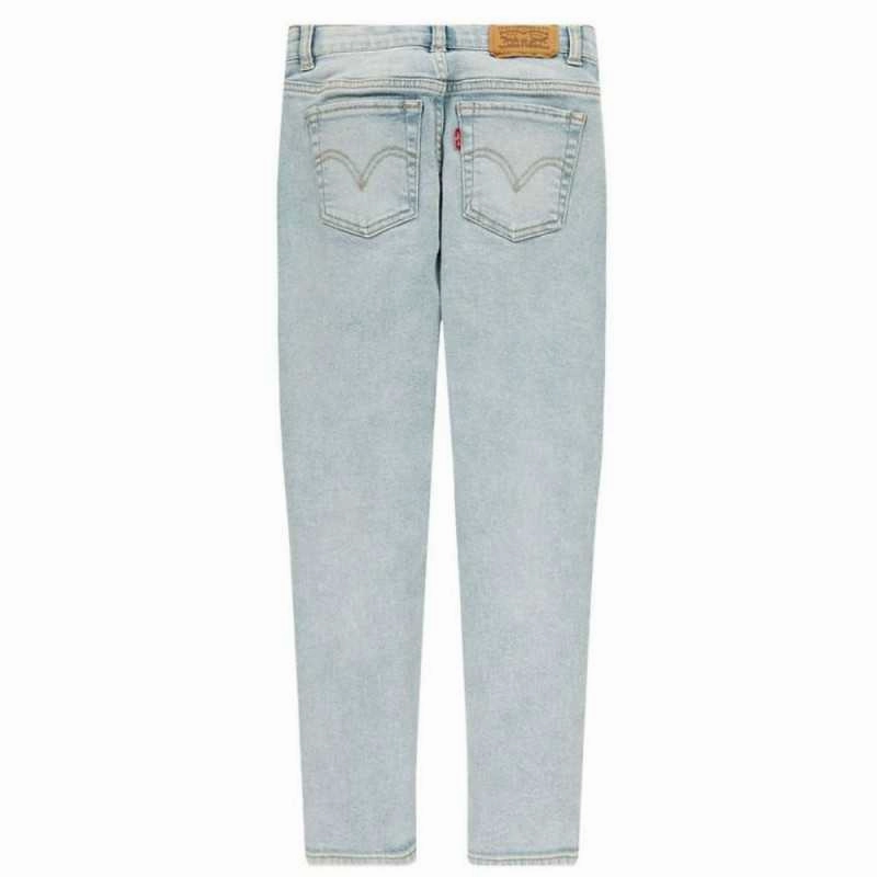 Levi's Kids Pantalone Jeans Mini Mom 3EG377-L68 4EG377-L6Q blu chiaro Tailored Fit Luxury Minimalist
