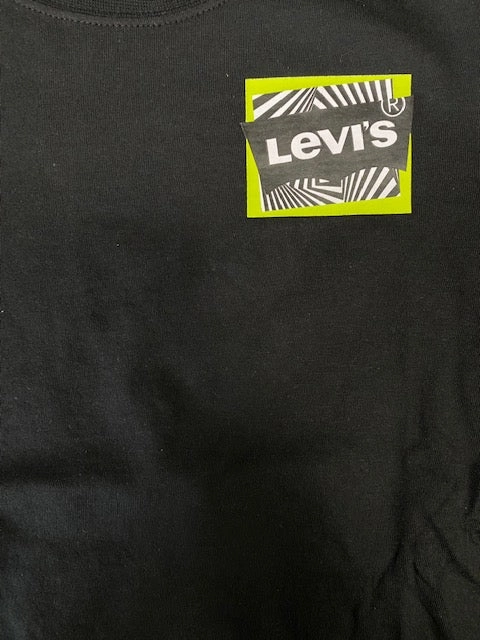 Levi's T-shirt manica corta da ragazzo Multi Hit Illusion Logo Tee 9EH897-023 black Urban Casual V neck