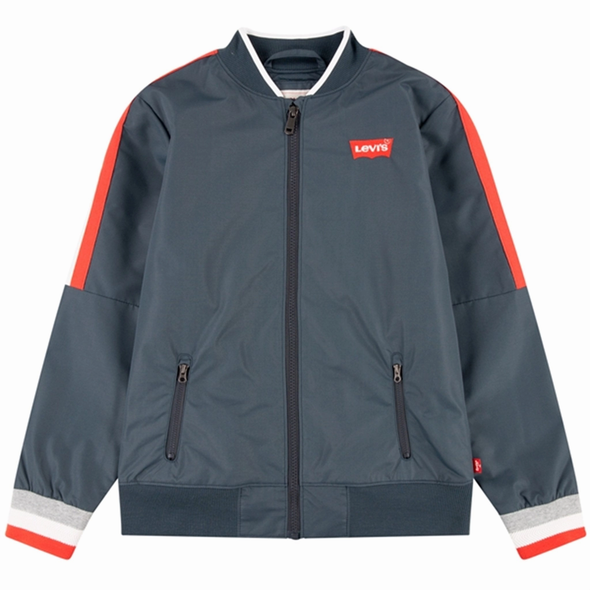 Levi's Tape Detailed Bomber Jacket Grey BreathableFabric