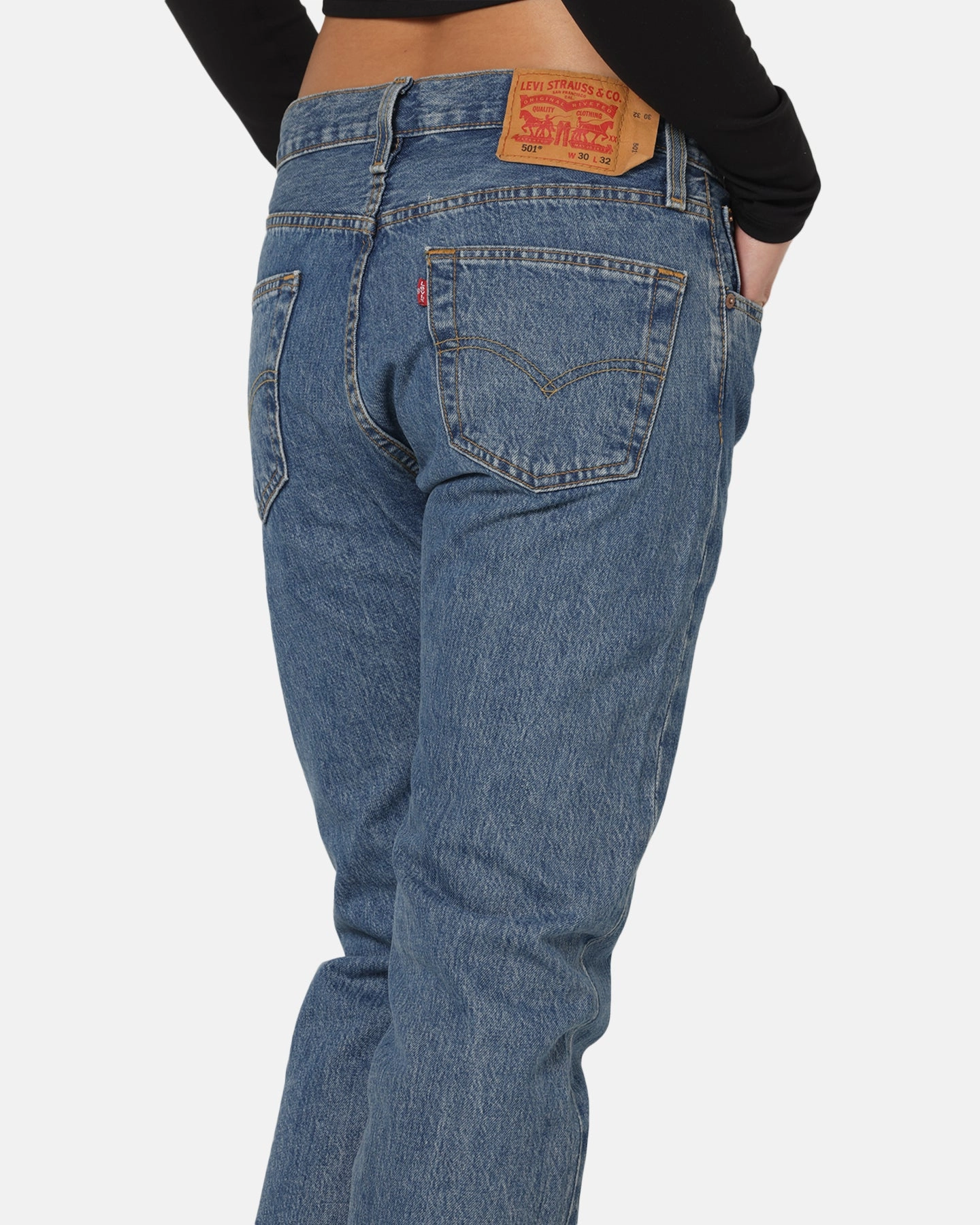 Airy Feel Comfort Cushioning Levi Strauss And Co 501? Original Jeans Stone Wash
