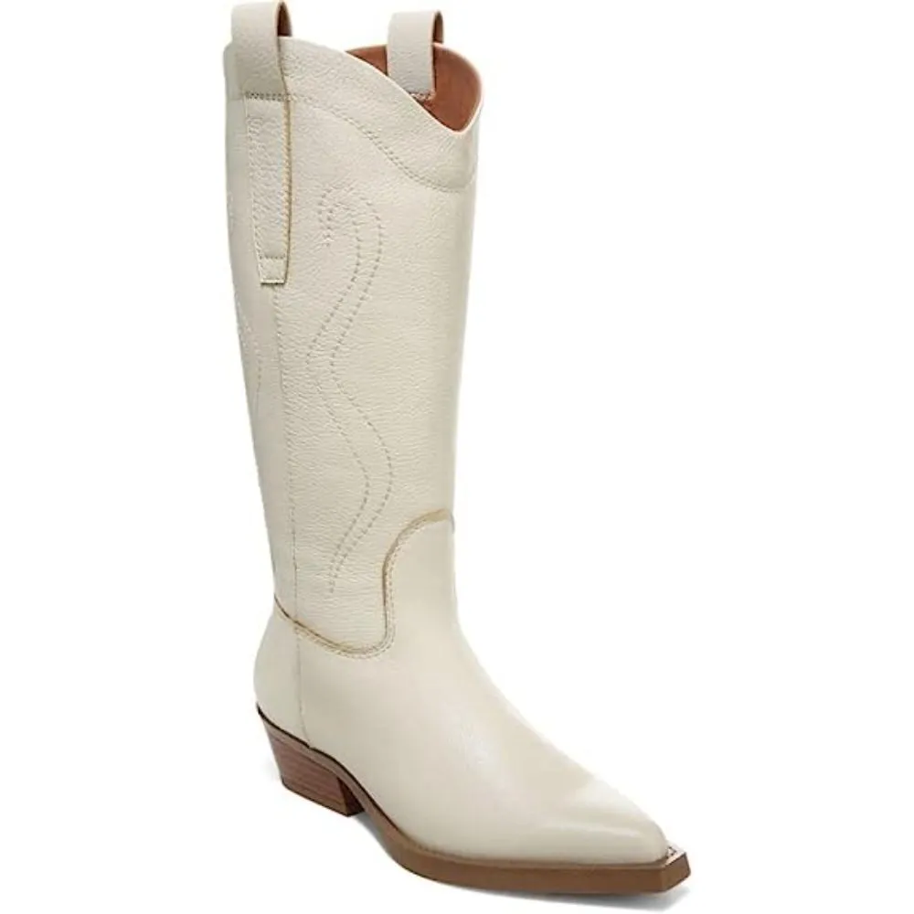 Liandra Putty Leather Franco Sarto Western Boots