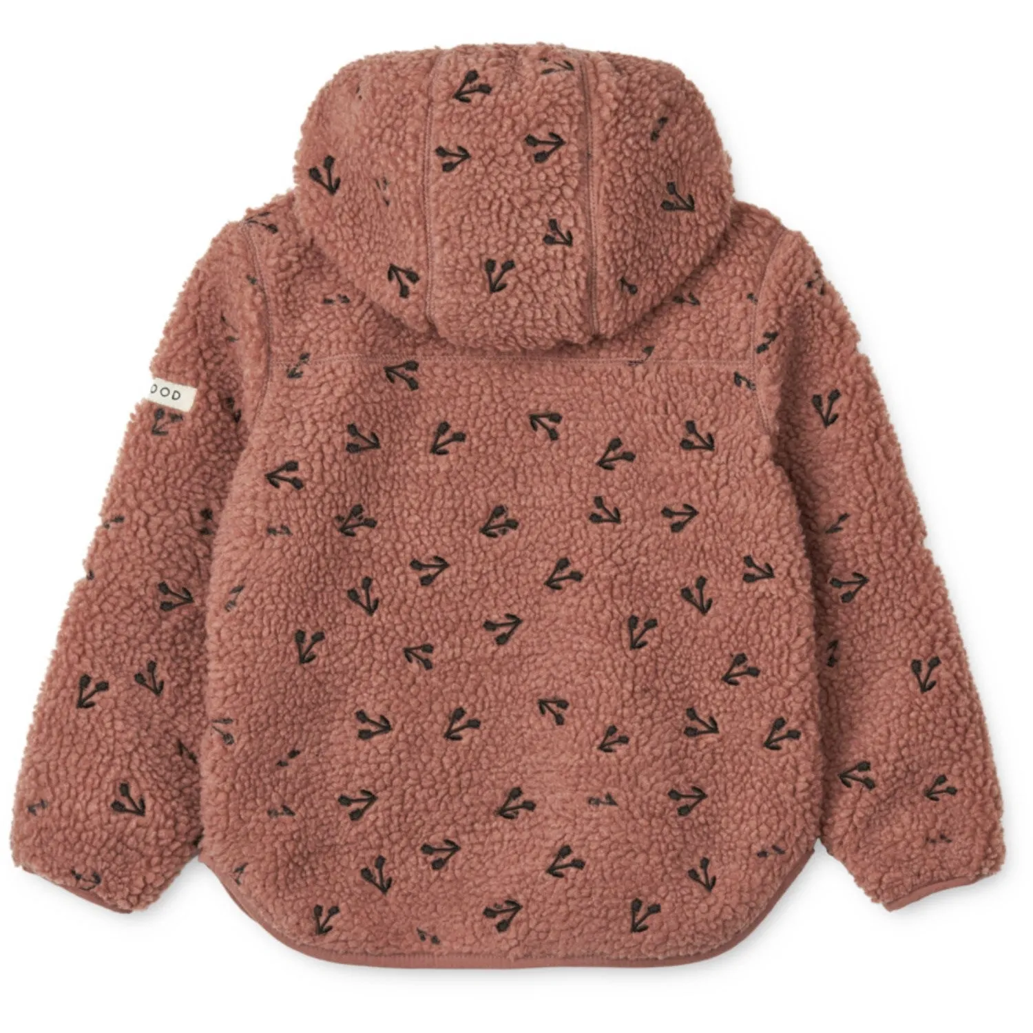 LieWood Cherries / Dark Rosetta Mara Pile Jacket Light Weight Thermal Retention Layer