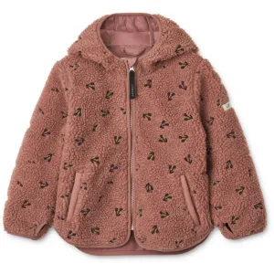 LieWood Cherries / Dark Rosetta Mara Pile Jacket Moisture Managing Layer