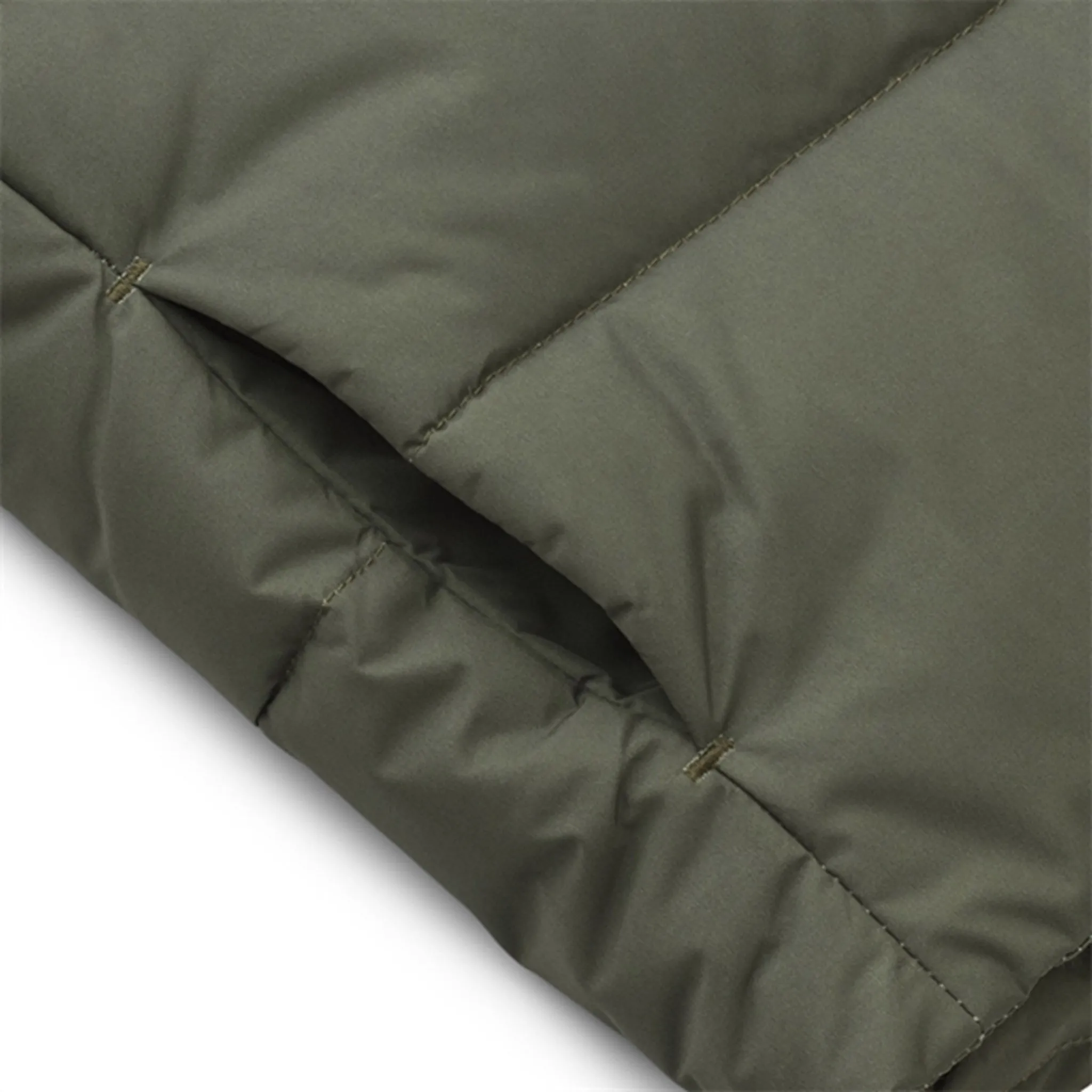 Liewood Palle Puffer Jacket Hunter Green LowProfileStitching