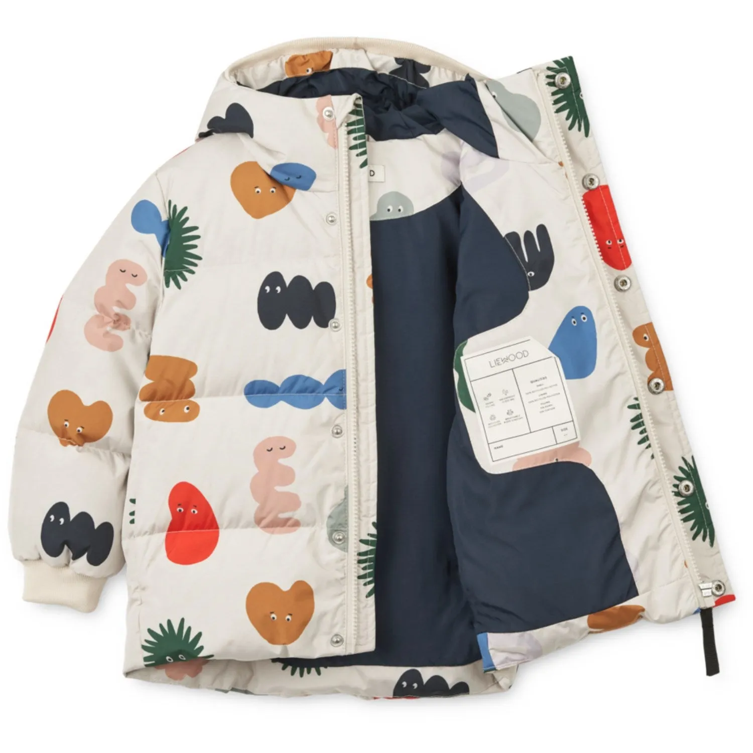 WindResistant Coating Cozy Layering LieWood The Liewood Gang / Sandy Palle Puffer Down Jacket