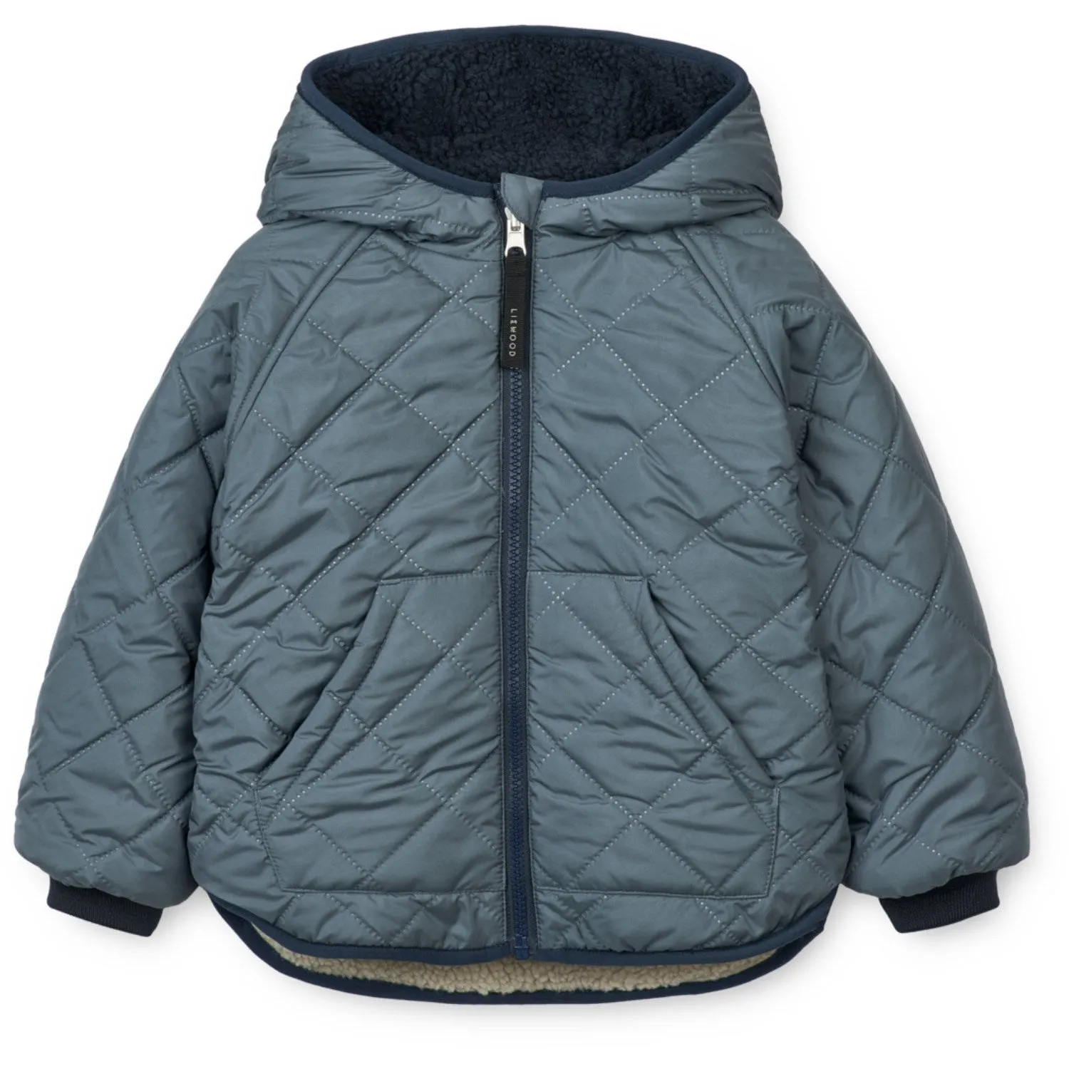 LieWood Whale Blue Multi Mix Jackson Reversible Jacket VentilatedPanels Sport Inspired Style