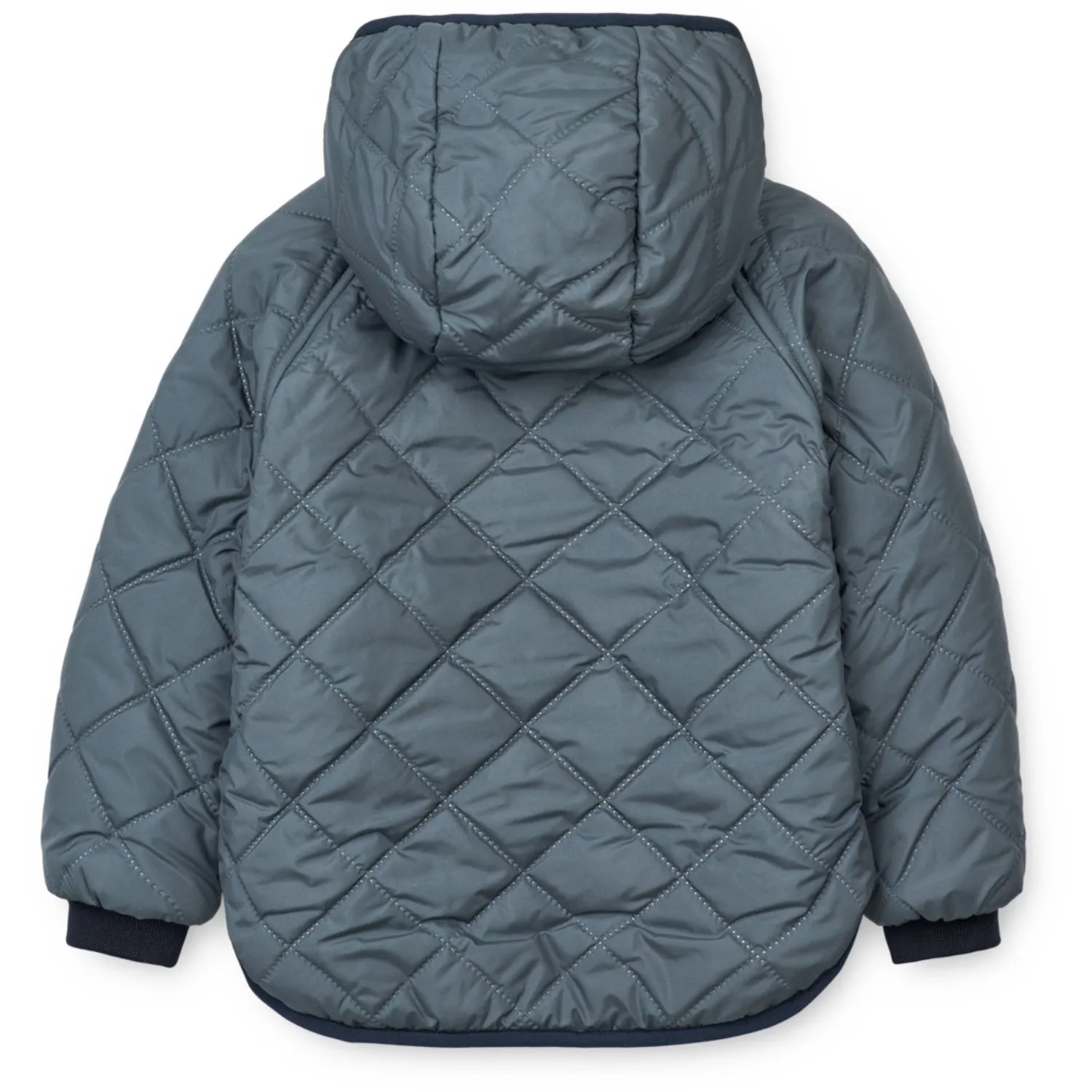 LieWood Whale Blue Multi Mix Jackson Reversible Jacket Adjustable Waistband