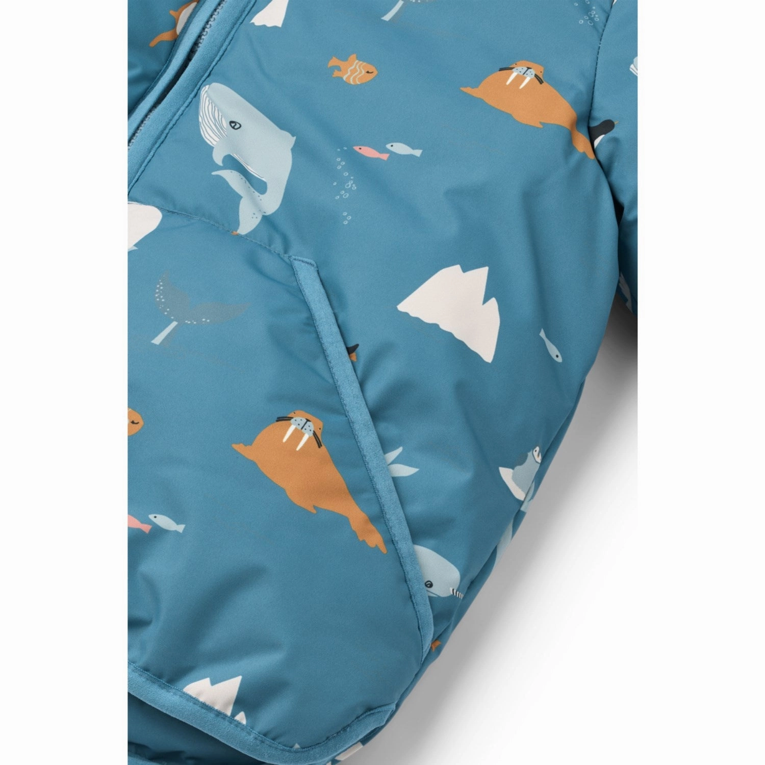 Compression Fold Design Full Length Zipper Closure LIEWOOD Arctic Sea / Ocean View Brantley Jacket