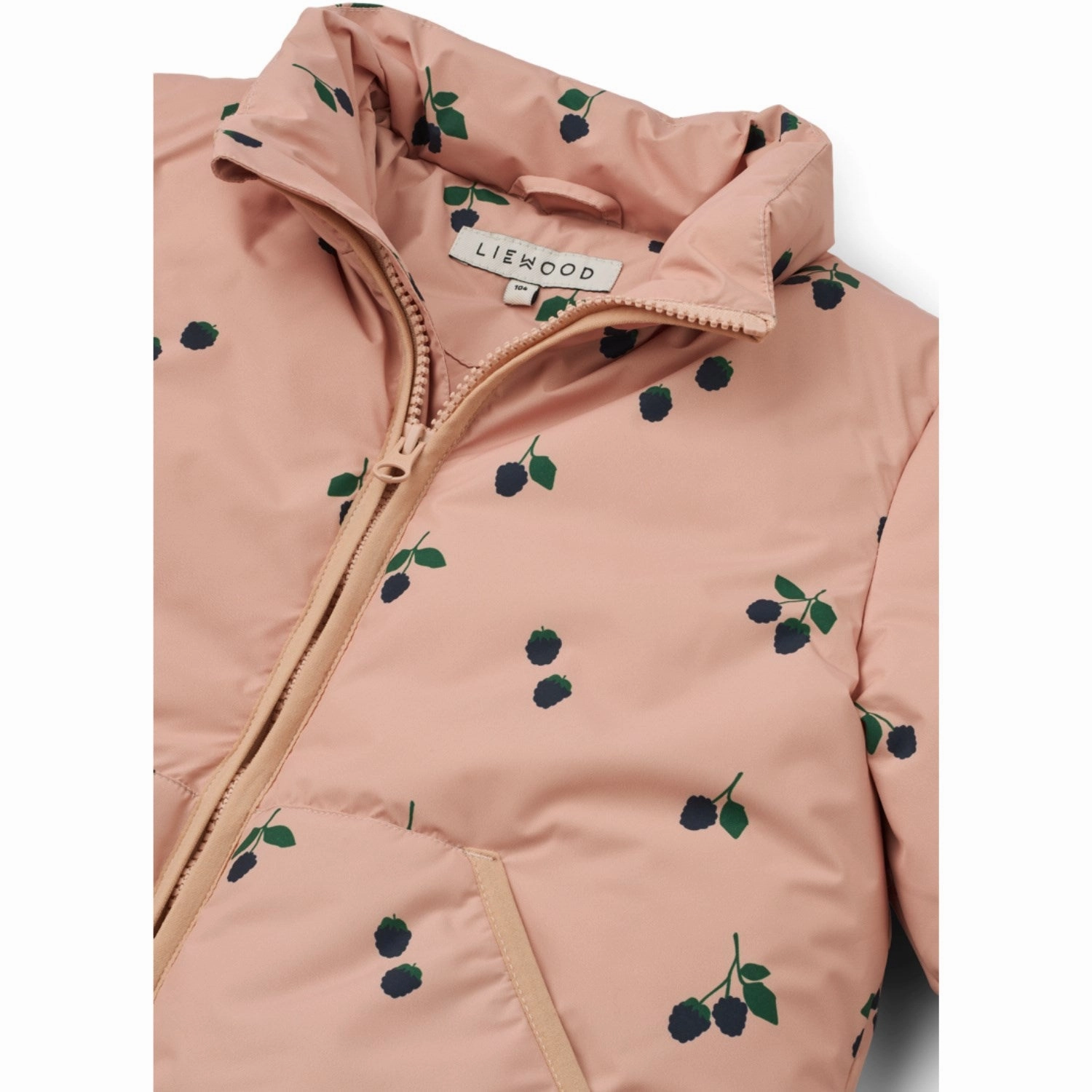 LIEWOOD Berry / Pale Tuscany Brantley Jacket Unisex Casual Fit Compact Travel Friendly