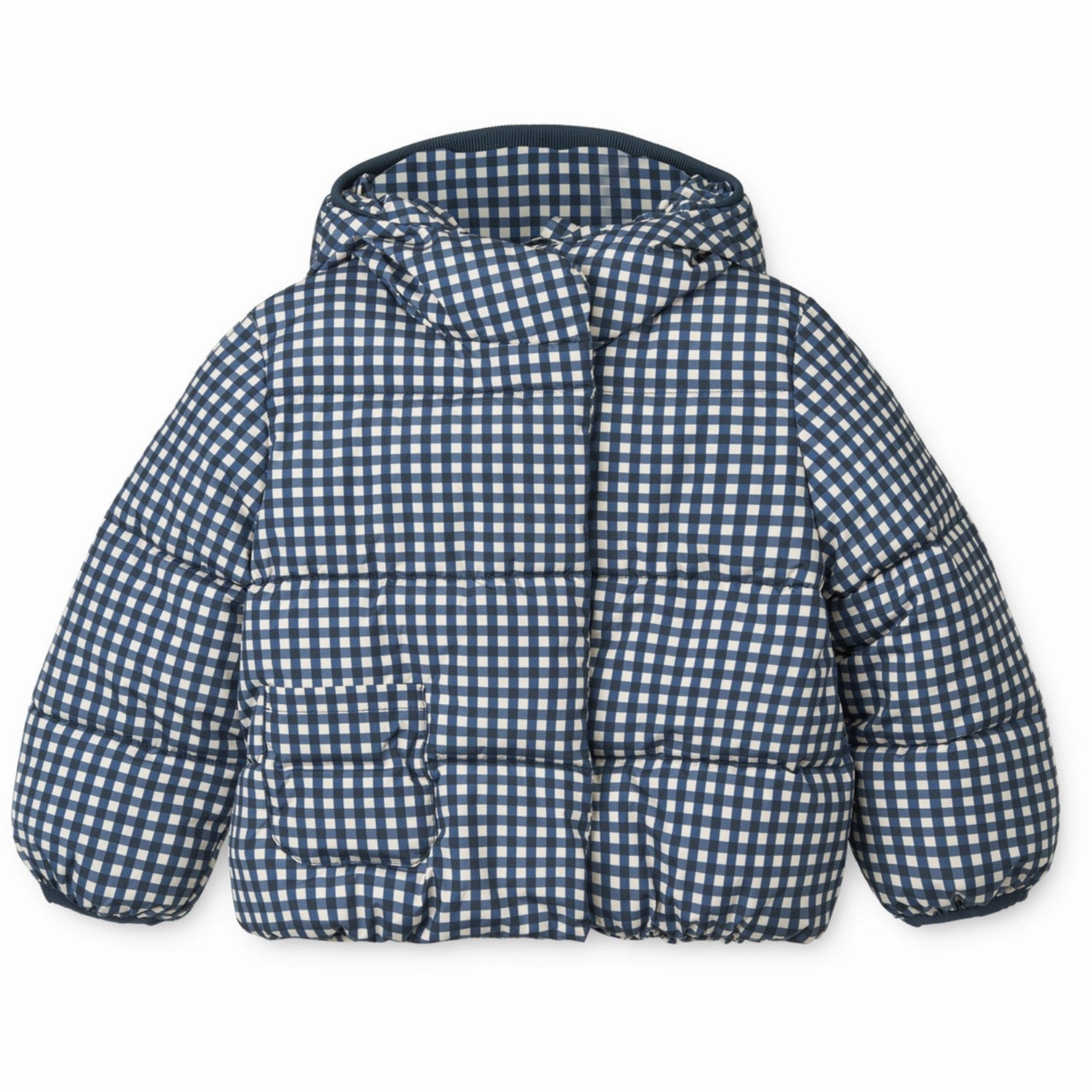 LieWood Check Classic Navy / Dark Sandy Giovanna Jacket Basic Travel Fit