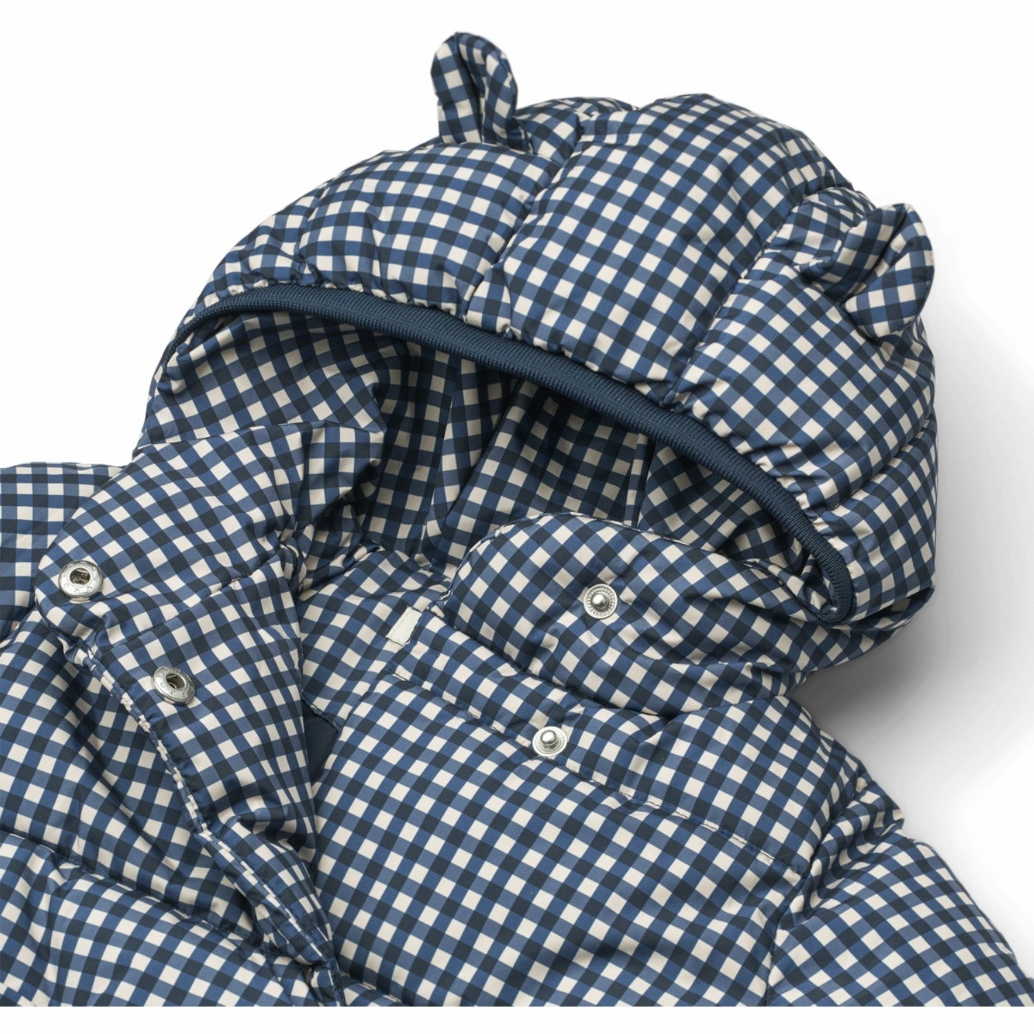 LieWood Check Classic Navy / Dark Sandy Giovanna Jacket Non Restrictive Tailoring