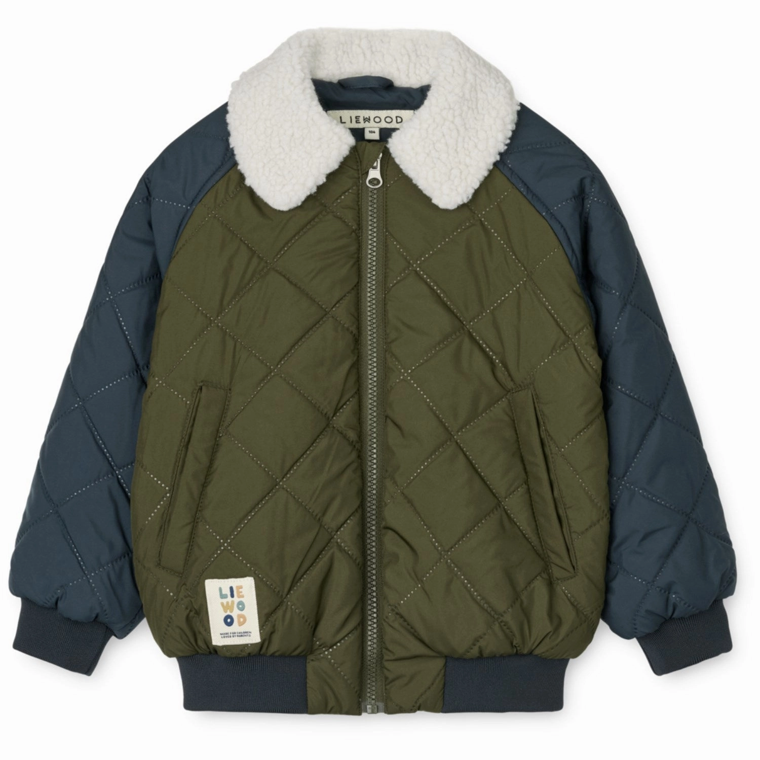 LIEWOOD Classic Navy / Army Brown Mira Jacket Simple Fit