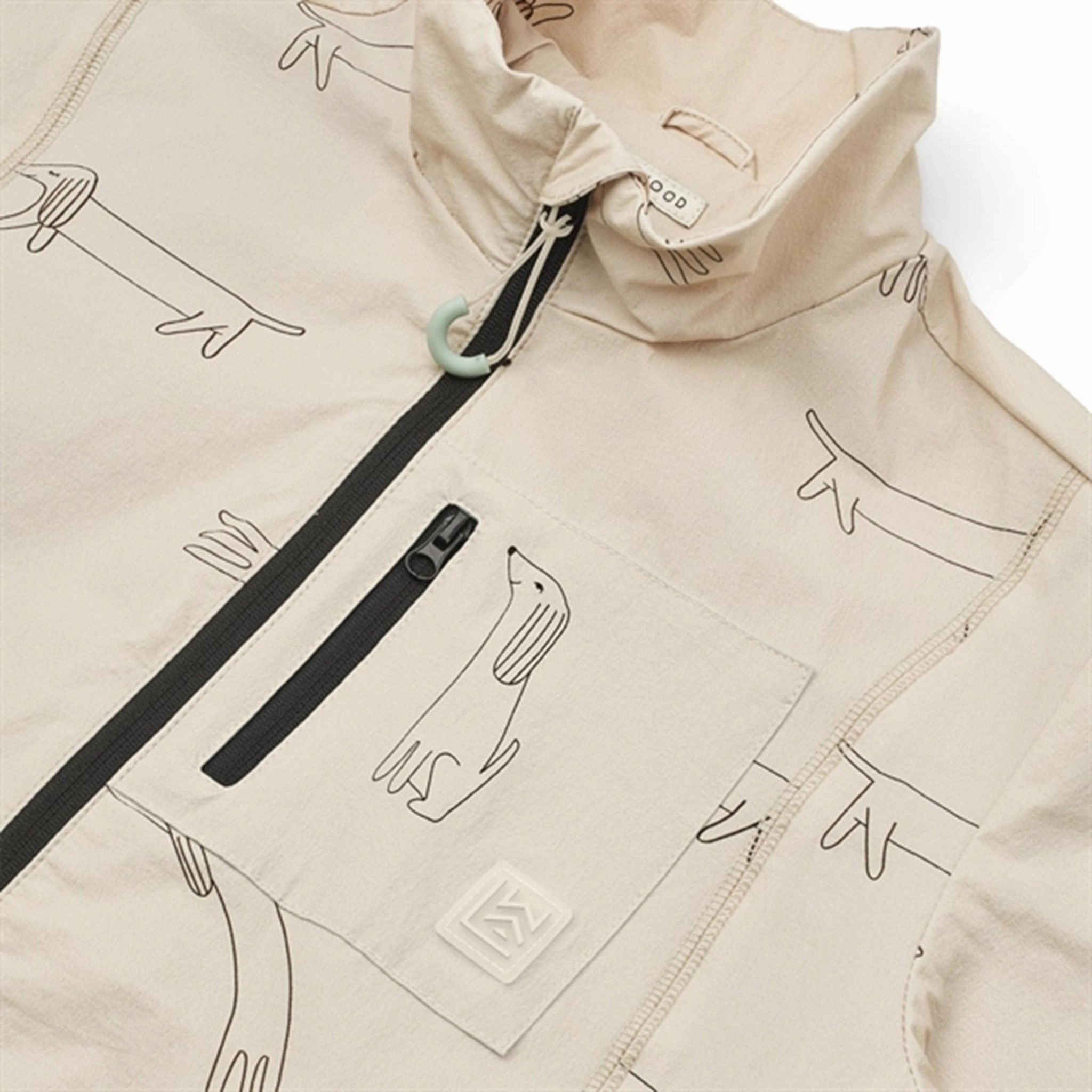 Bonded Closure Mechanism Sporty Fit Liewood Dog/Sandy Alison Jacket
