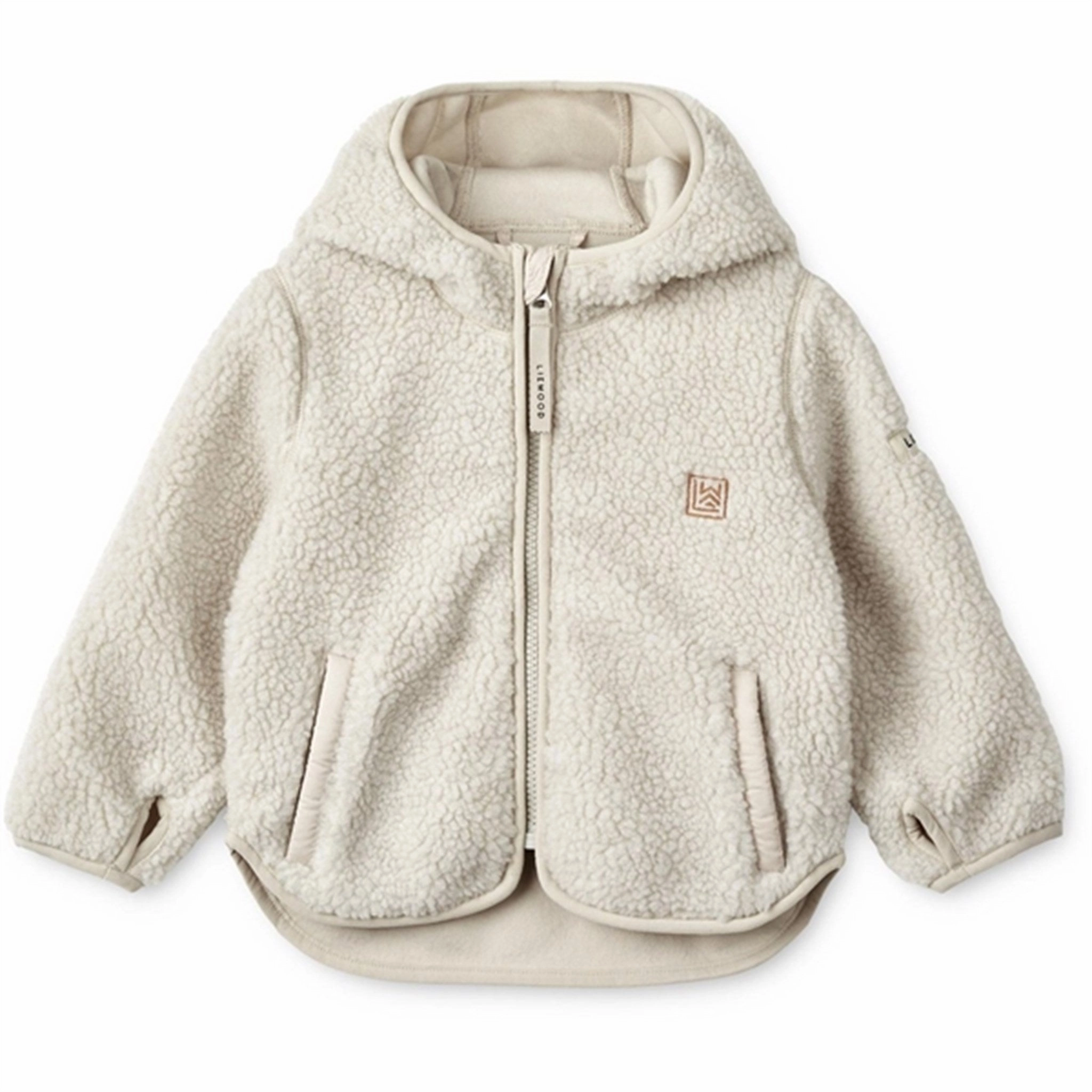 Liewood Leopard/Sandy Mara Pile Embroidery Jacket Friction Resistant