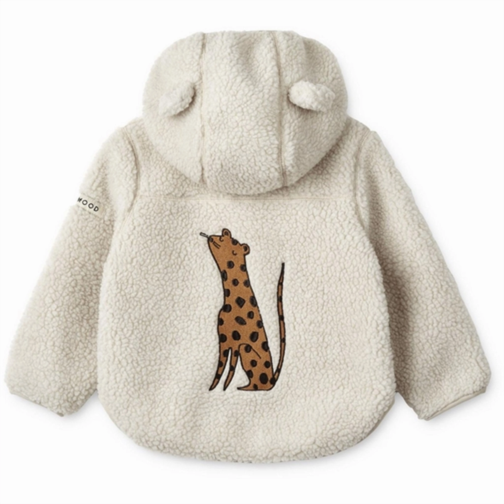 Abrasion Resistant Panels Trail To Town Liewood Leopard/Sandy Mara Pile Embroidery Jacket With Ears