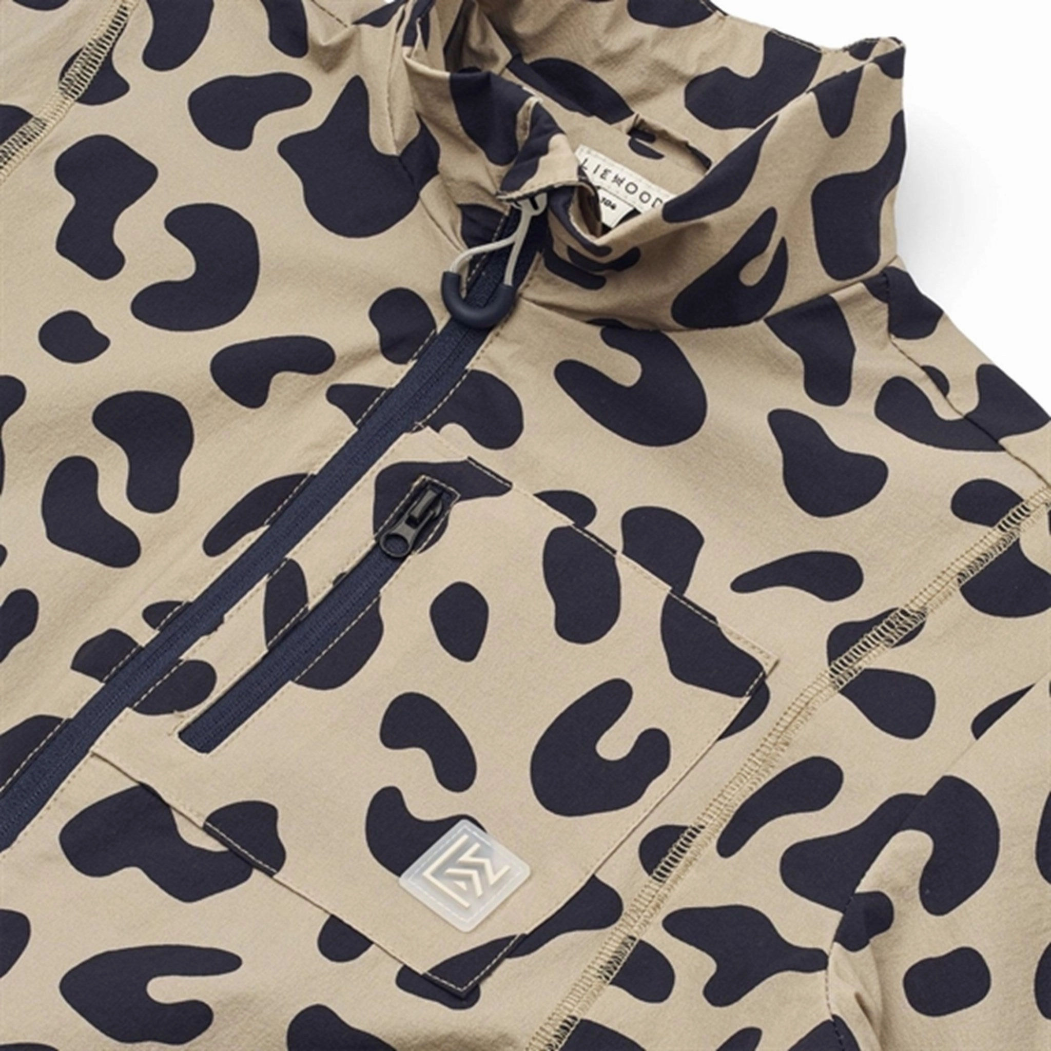 Soft Touch Texture Liewood Mega Leo Mist Alison Jacket