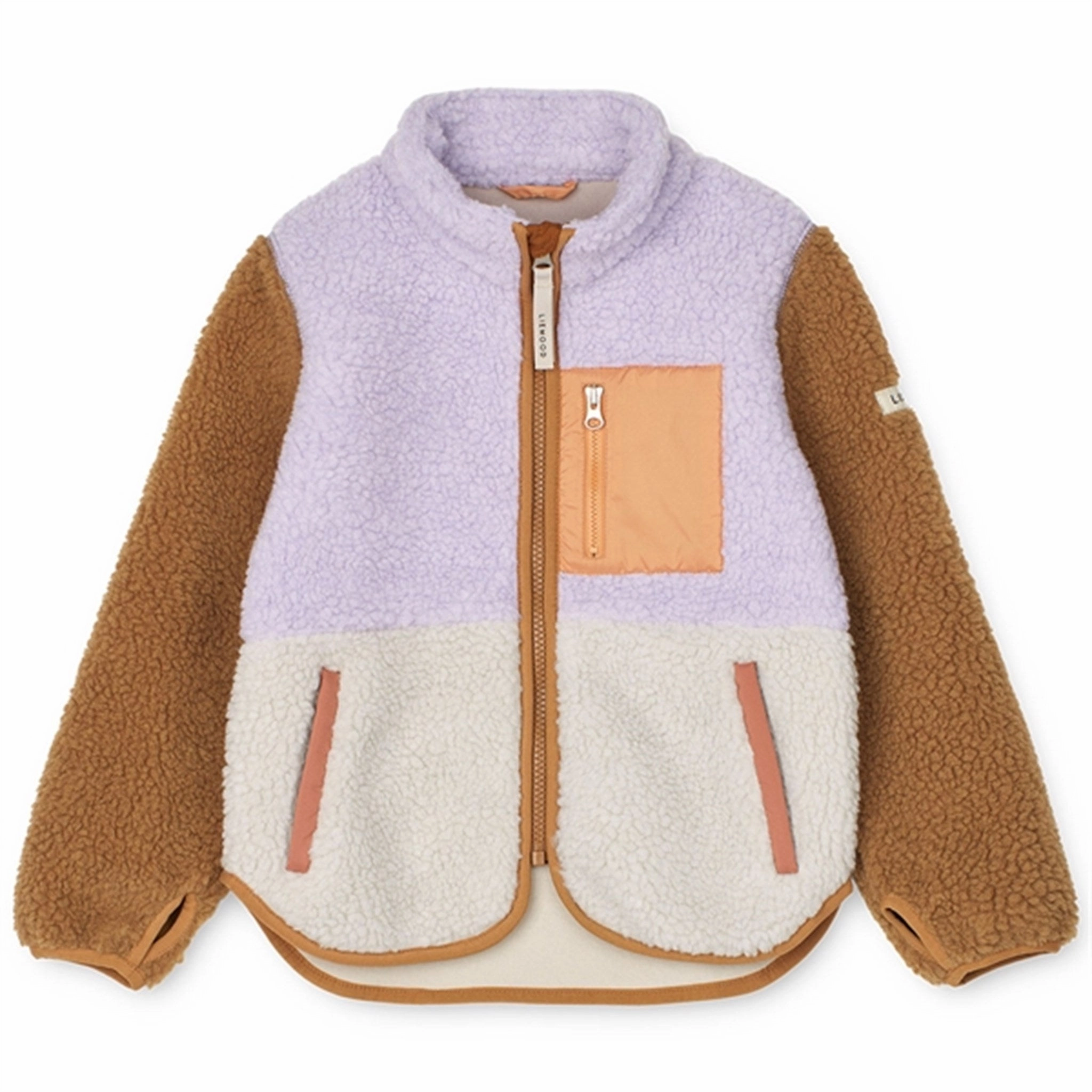 Liewood Nolan Jacket Golden Caramel Mix Neutral Tone Interchangeable Liners