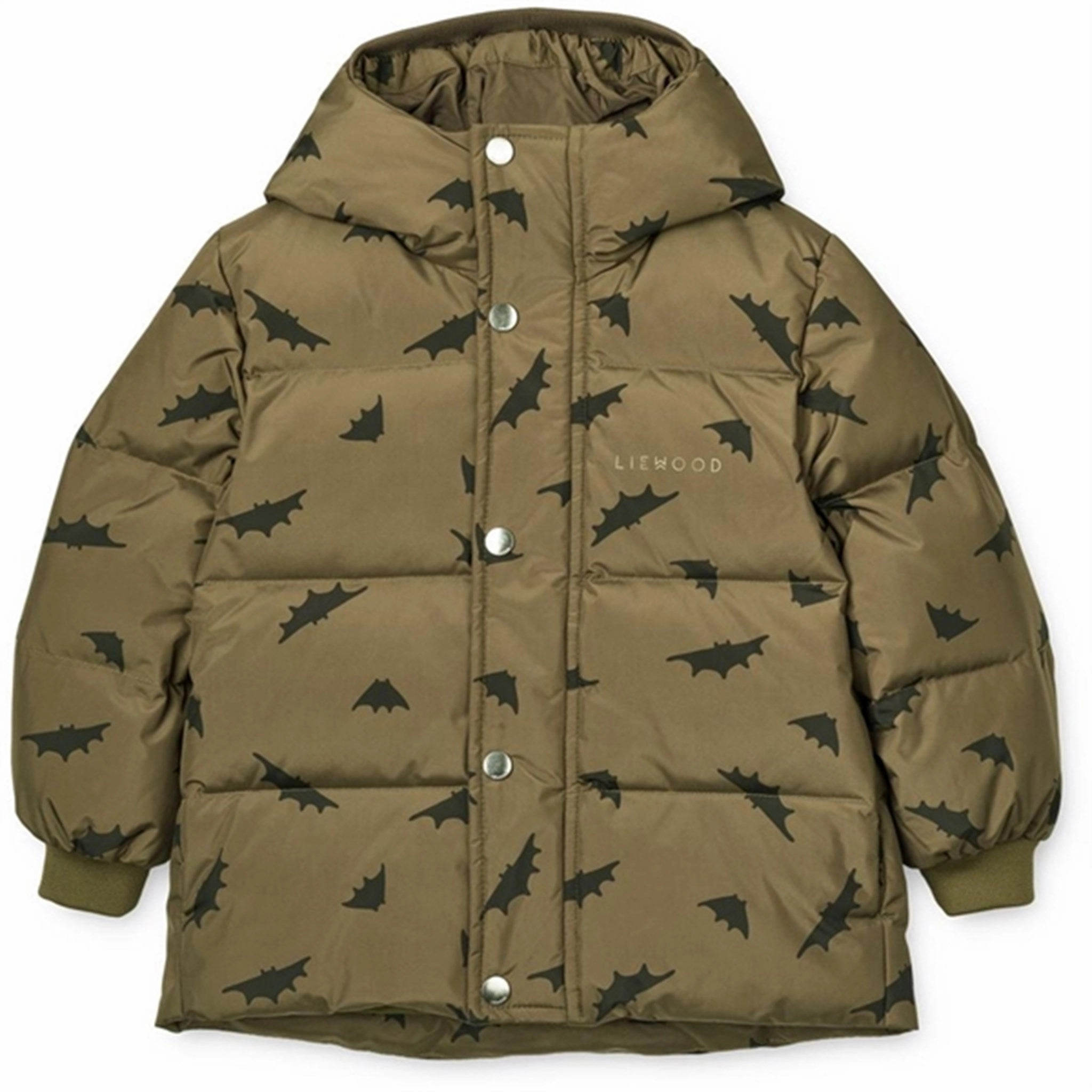 Wind Protection Temperature Balancing Layer Liewood Palle Puffer Down Jacket Bats / Khaki
