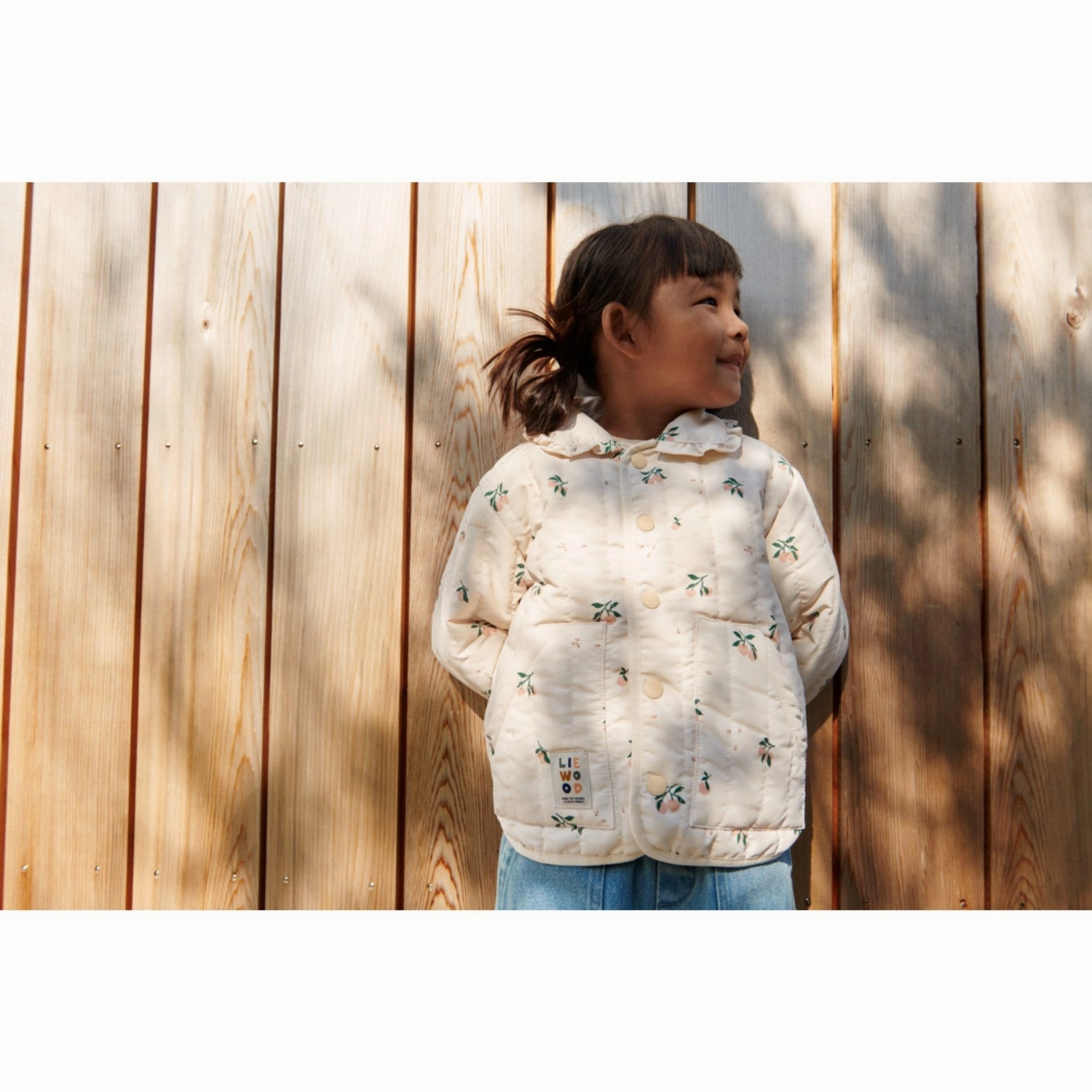 Non Restrictive Cut LIEWOOD Peach / Sea Shell Bea Jacket With Frill