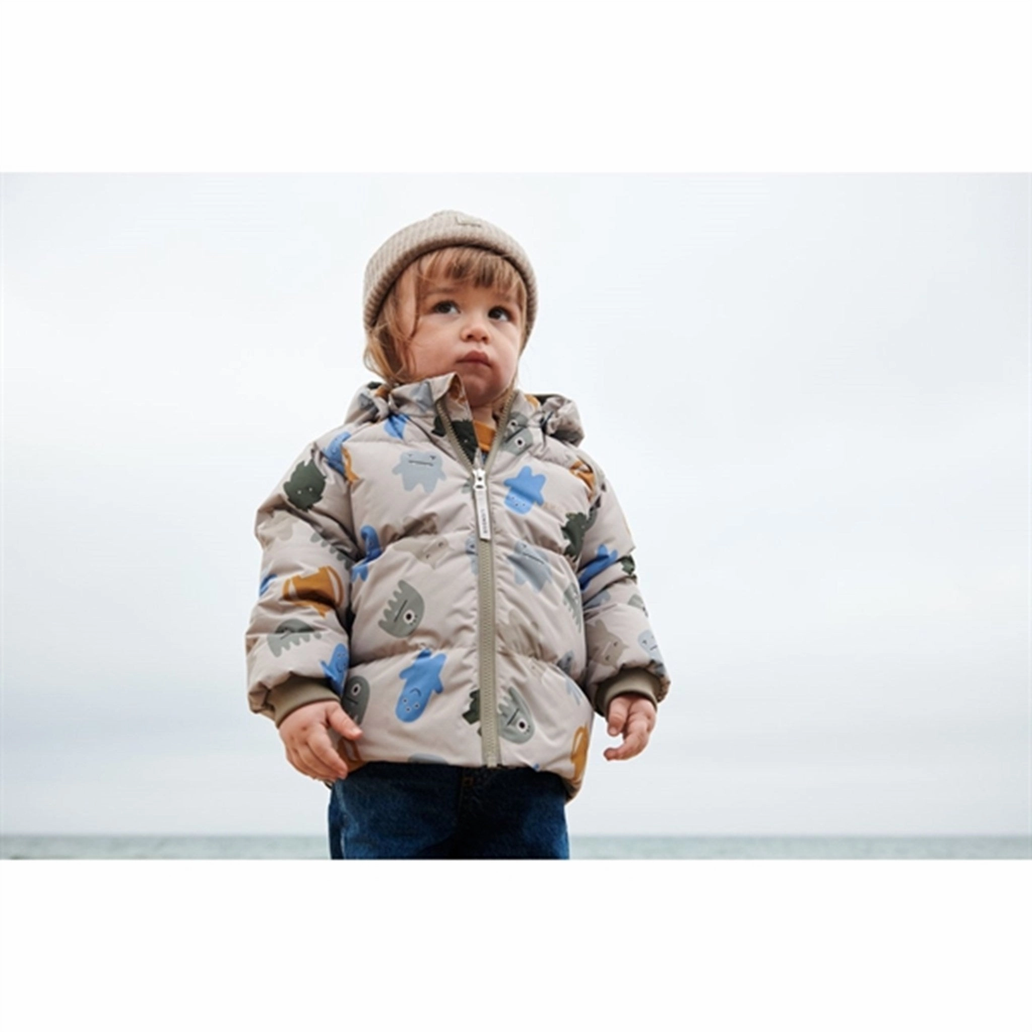 Liewood Polle Puffer Jacket Monster Koala Abrasion Resistant Shell