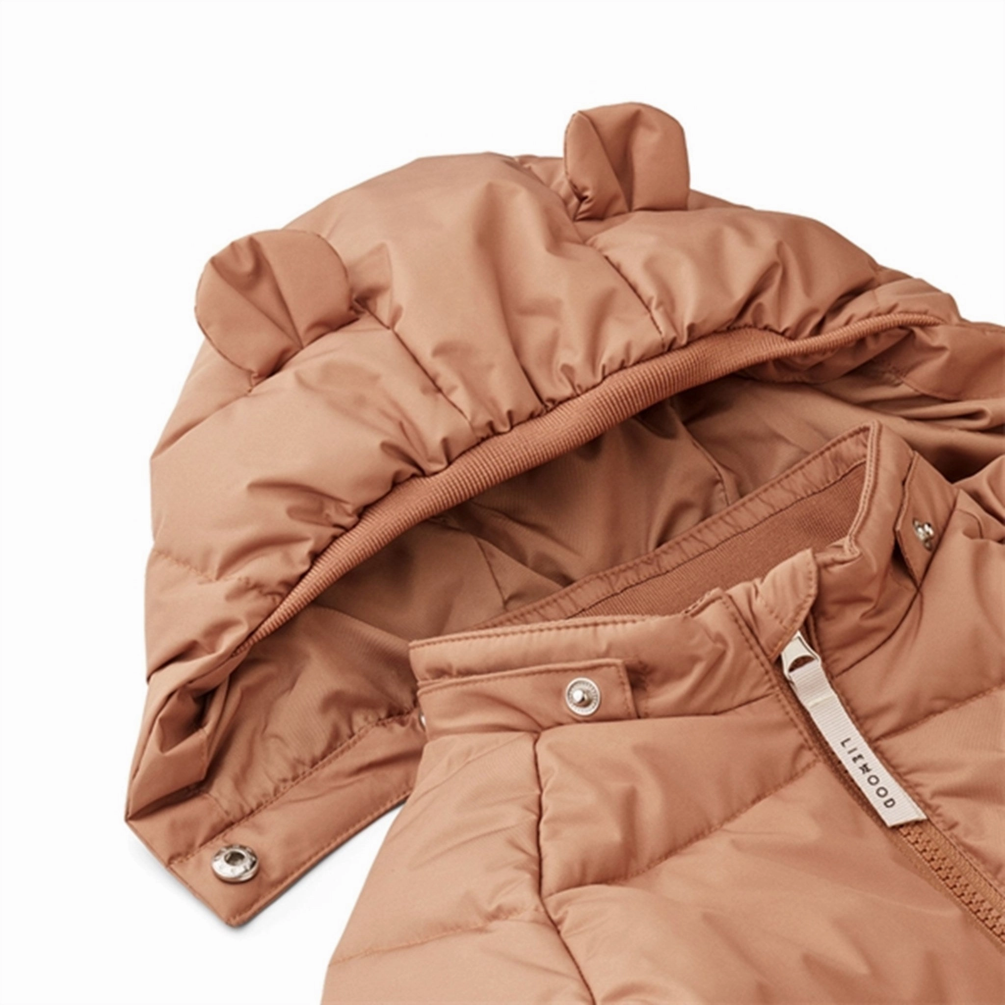 VentilatedBackPanel Bonded Collars Liewood Polle Puffer Jacket Tuscany Rose