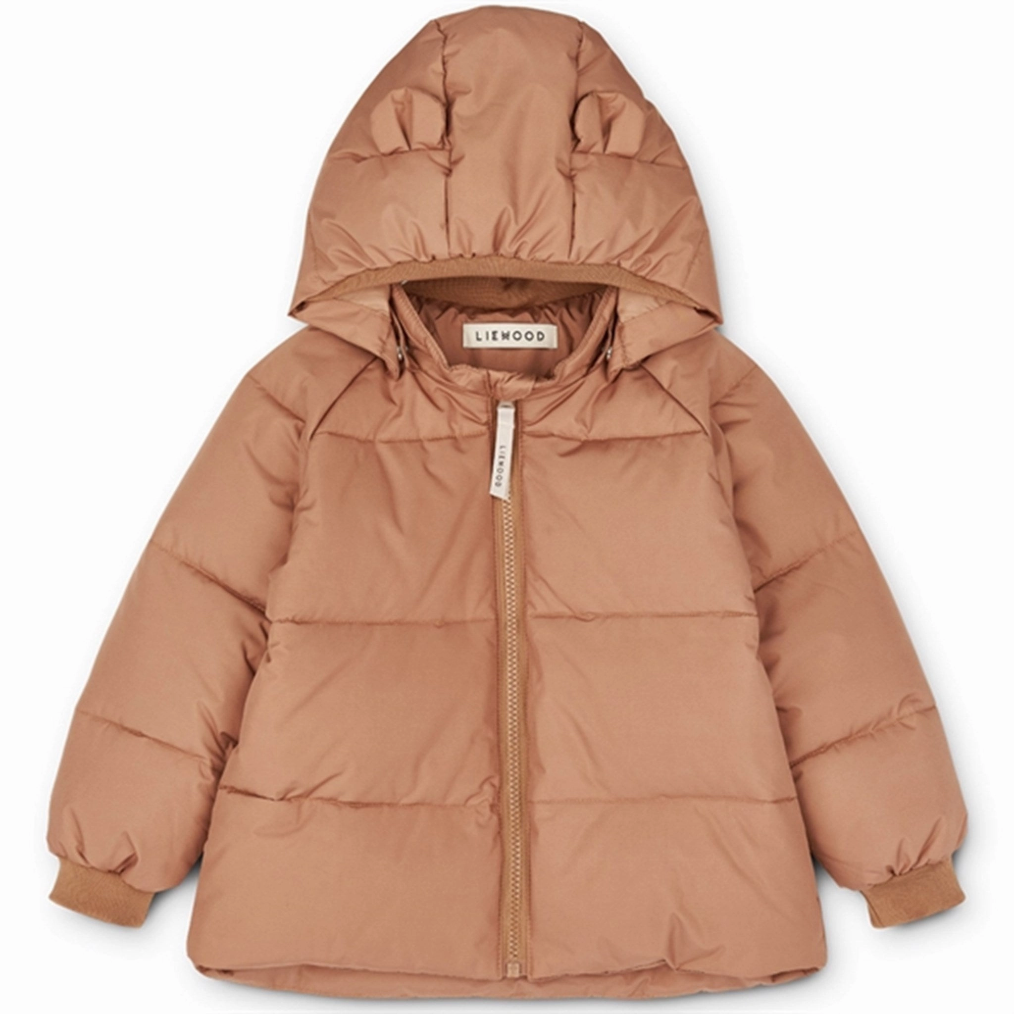 Versatile Layering Options Hooded Comfort Fit Liewood Polle Puffer Jacket Tuscany Rose