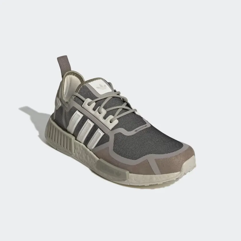 Enhanced Traction Outsole flared running wear Adidas NMD_R1 Women's Running Trainers Grey GX7606