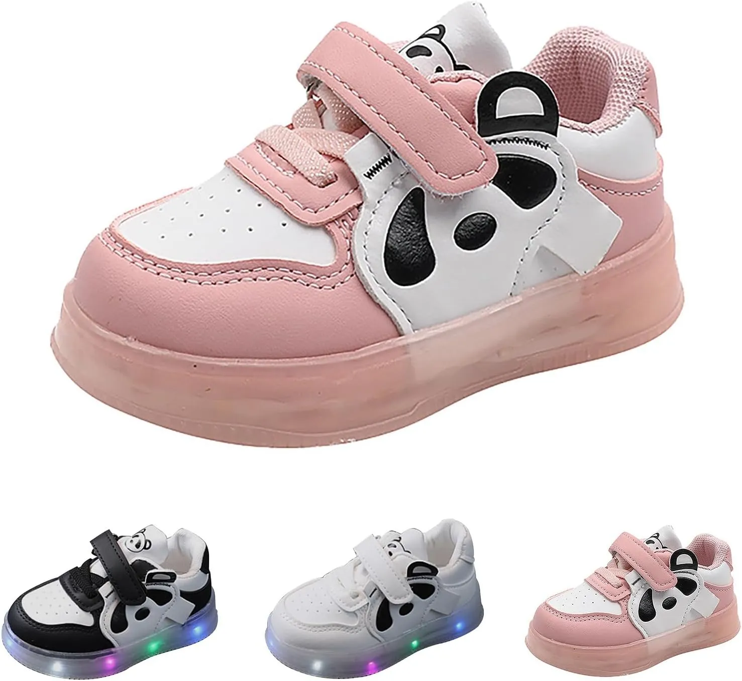 Light Up Girls Shoes Lightweight Breathable Walking Sneaker Slip On Luminous Shoes Kid Led Shoes Running Shoes