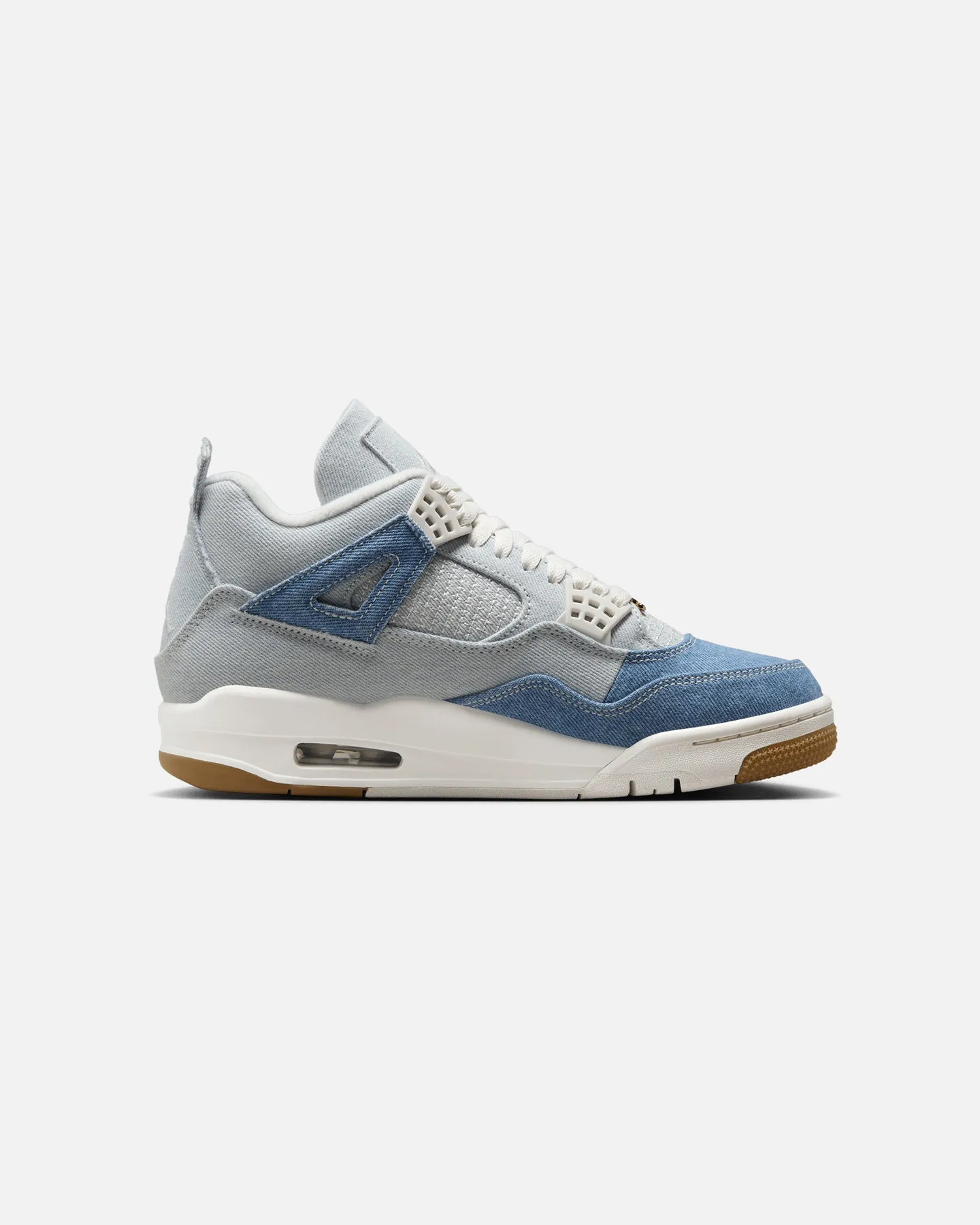 Jordan Women's Air Jordan 4 Retro "Worn Blue Denim" Sail running with friends shoes