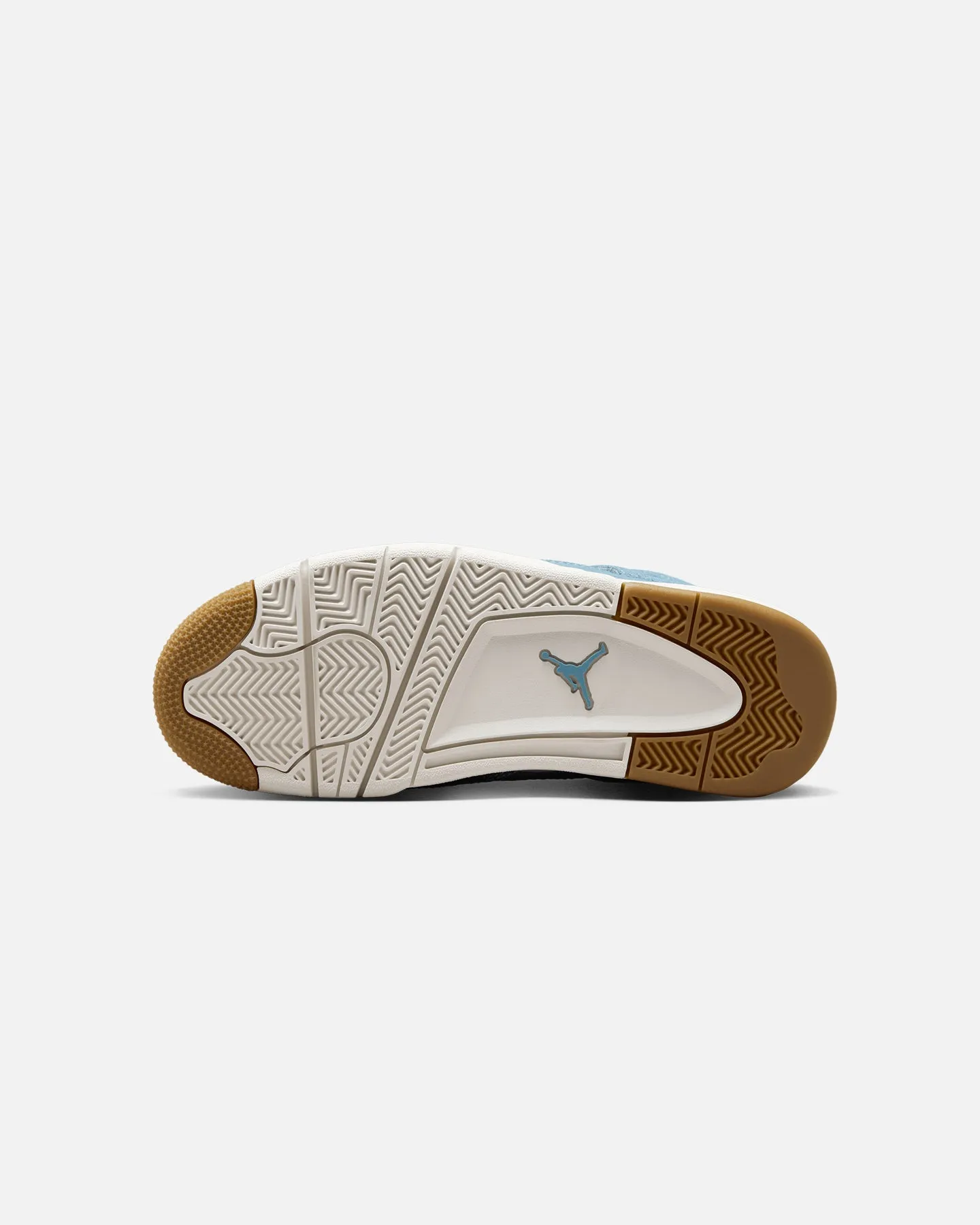Jordan Women's Air Jordan 4 Retro "Worn Blue Denim" Sail Road companion Dynamic Lacing System
