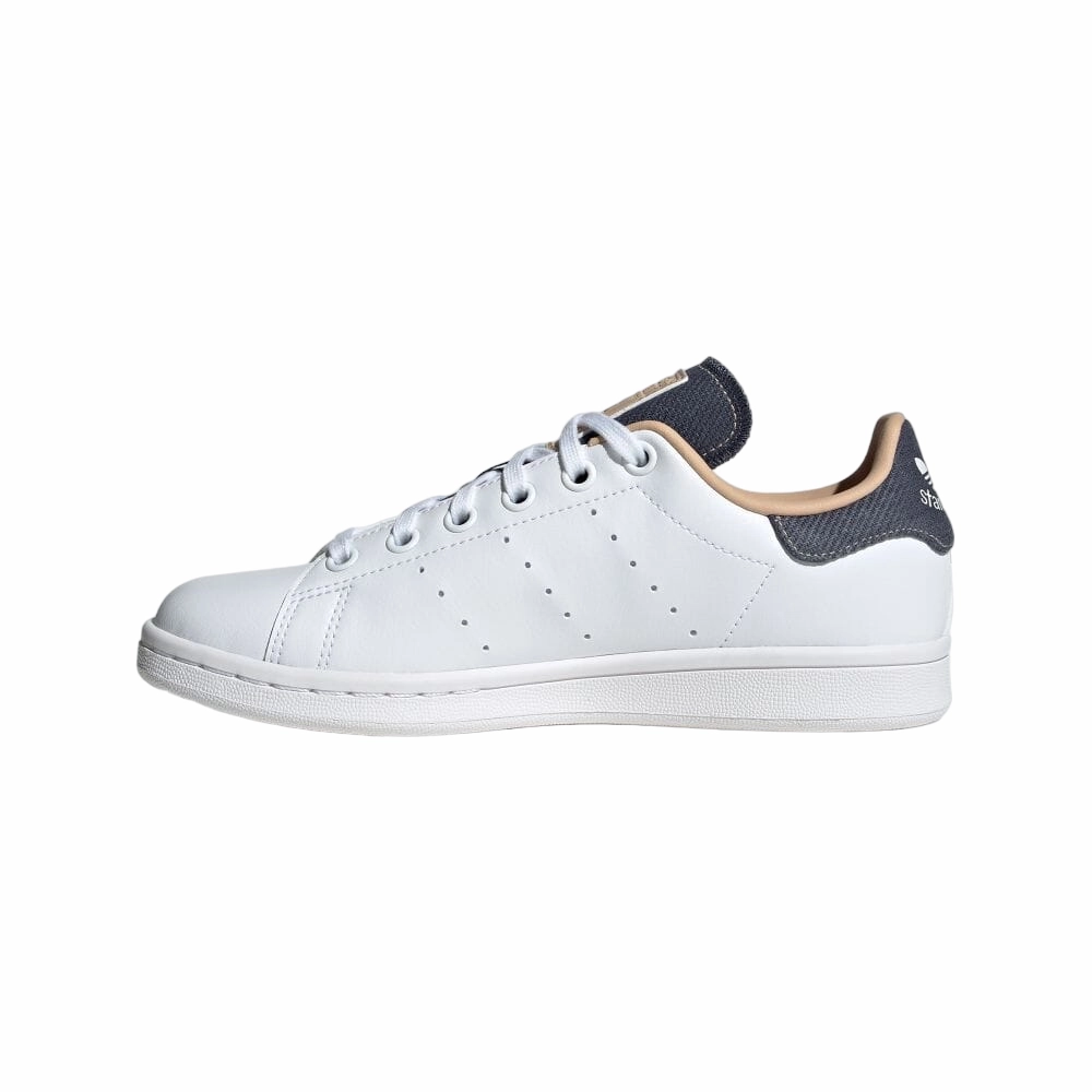 Adidas Originals scarpa sneakers da ragazzi Stan Smith ID7195 bianco-blu anti - fatigue sole Seamless construction