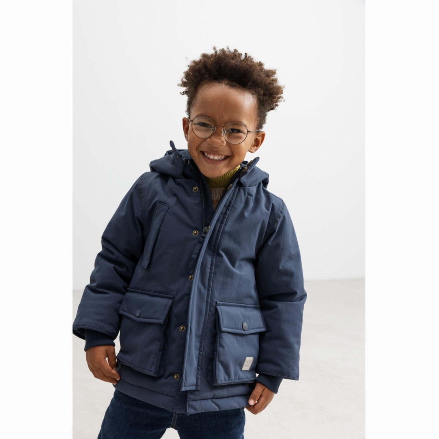 High Performance Blend Cool Climate MarMar Tech. Outerwear Solid Ink Omas Jacket