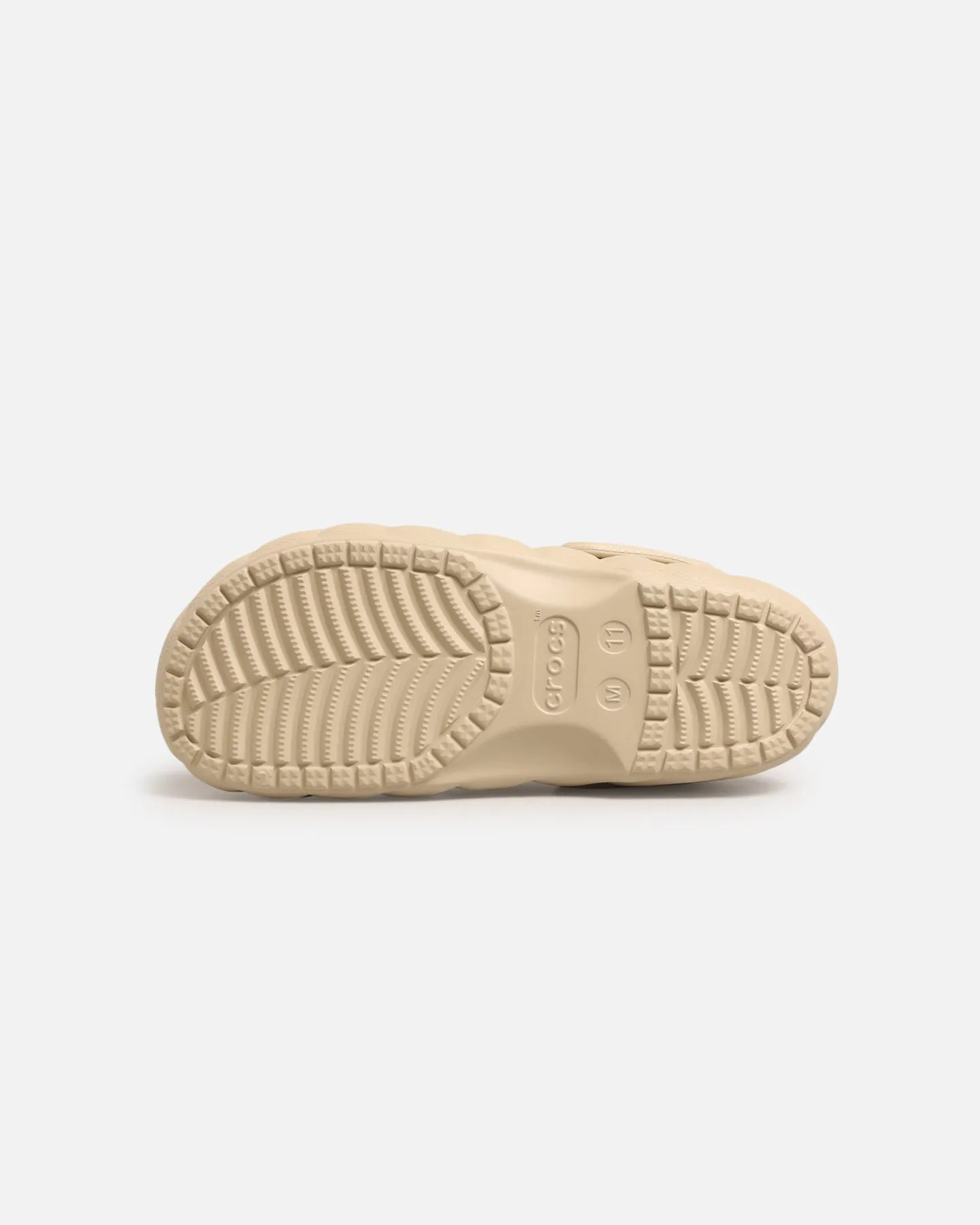 Effortless Step Crocs Classic Lined Overpuff Clog Moth