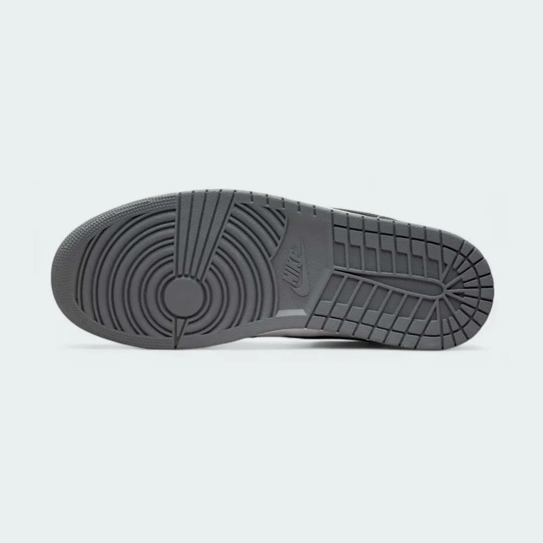 Air Jordan 1 Low Men's White Trainers 553558 152 running in a famous bridge area shoes Tear Resistant