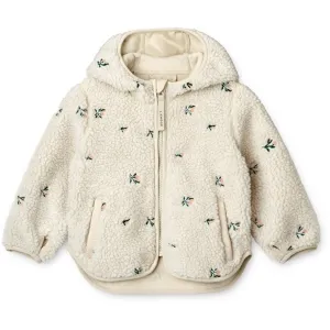 Cold Season Liewood Mara Pile Jacket Peach Sandy Embroidery