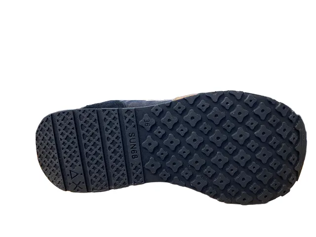 Anti Static Design Sun68 sneakers donna Kelly Nylon Solid Z42214 11 nero