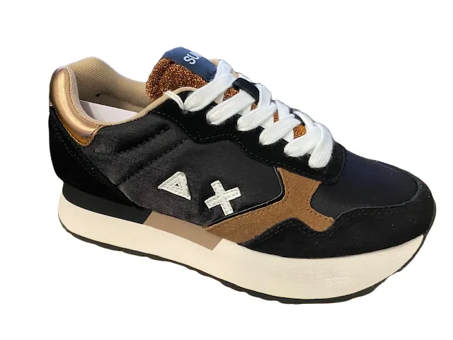 Running Challenge Midfoot Lock Sun68 sneakers donna Kelly Nylon Solid Z42214 11 nero