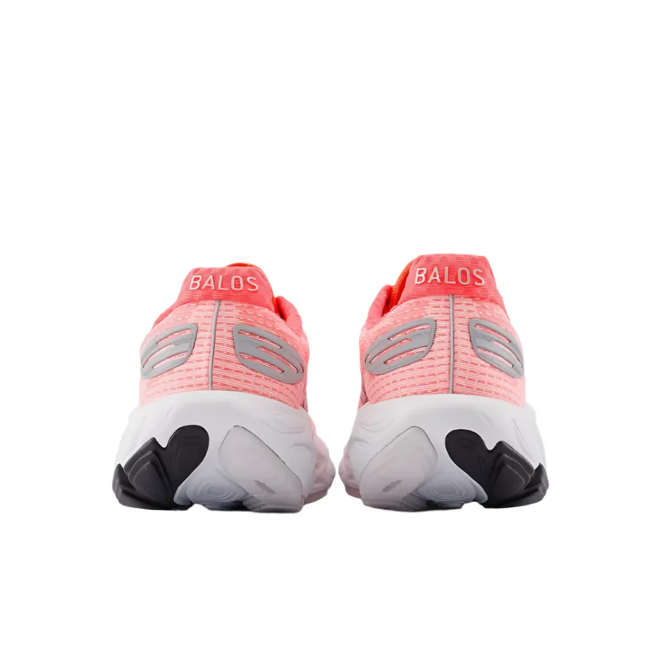 New Balance Men's Balos Running Shoes in Urgent Red/Grey Matter/Silver Metallic AW25 Multi Density Cushion coastal - climate shoes